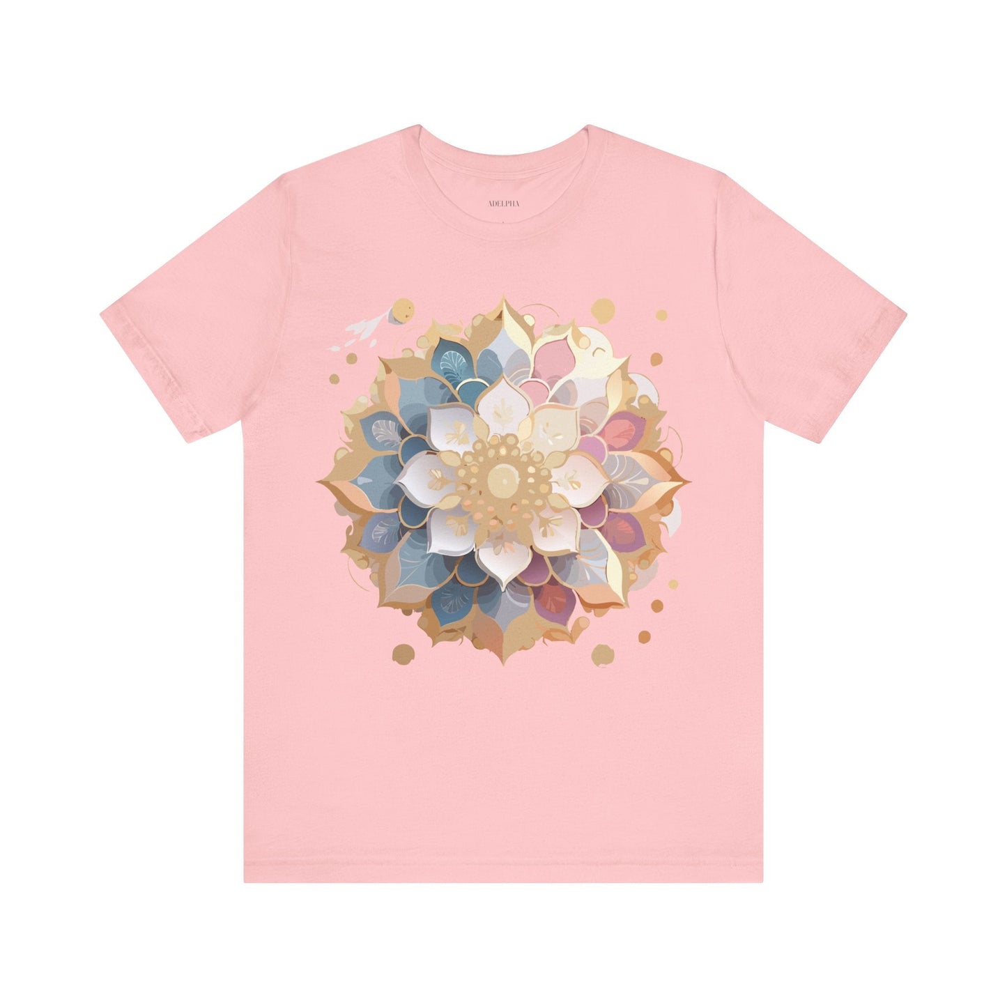 Mandala Graphic Tee For Men And Women By Adelpha Unisex Short Sleeve Art Design Shirt