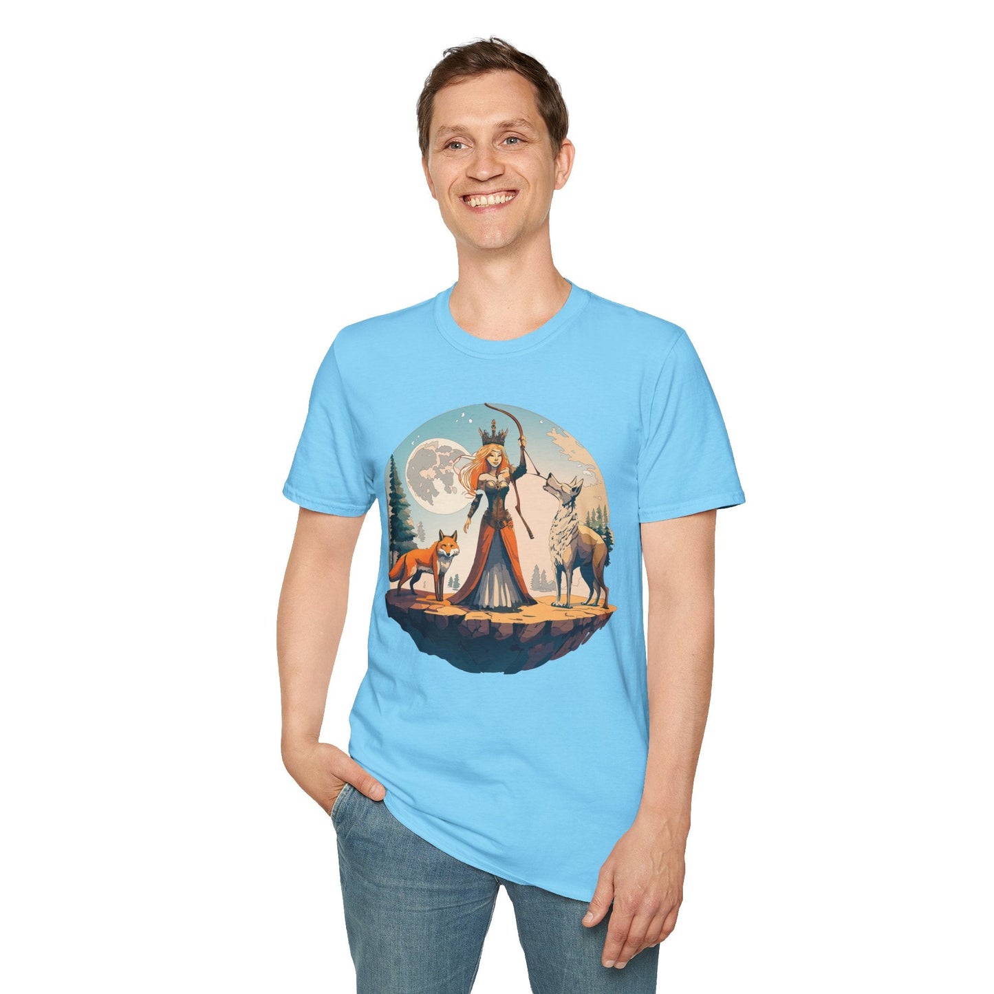 Womens Graphic T Shirts Art Design Shirt Softstyle Gildan 64000 Unisex Tee Ring Spun Cotton