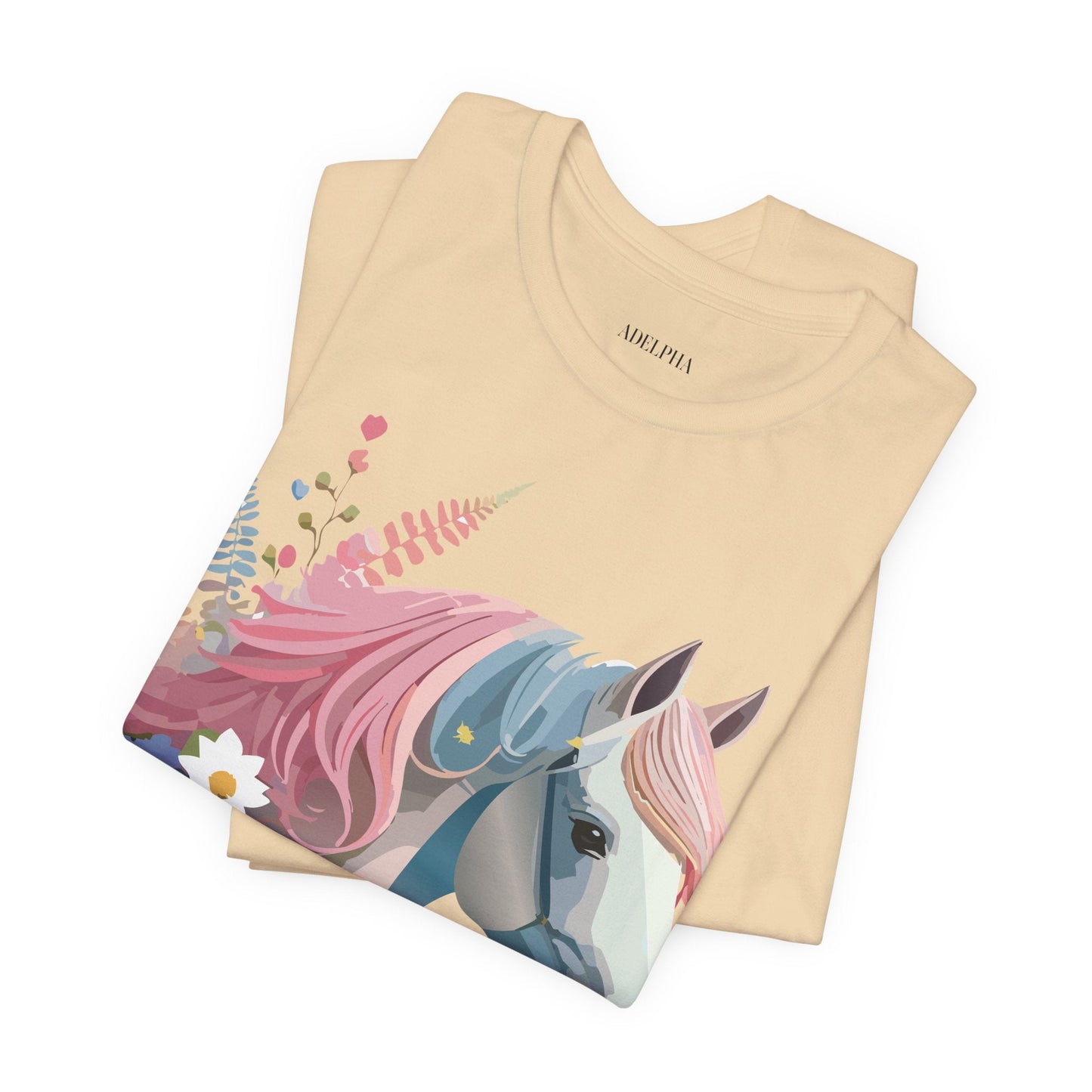 Horse Graphic Unisex 100 Cotton Vintage Animal Art T-Shirt 3