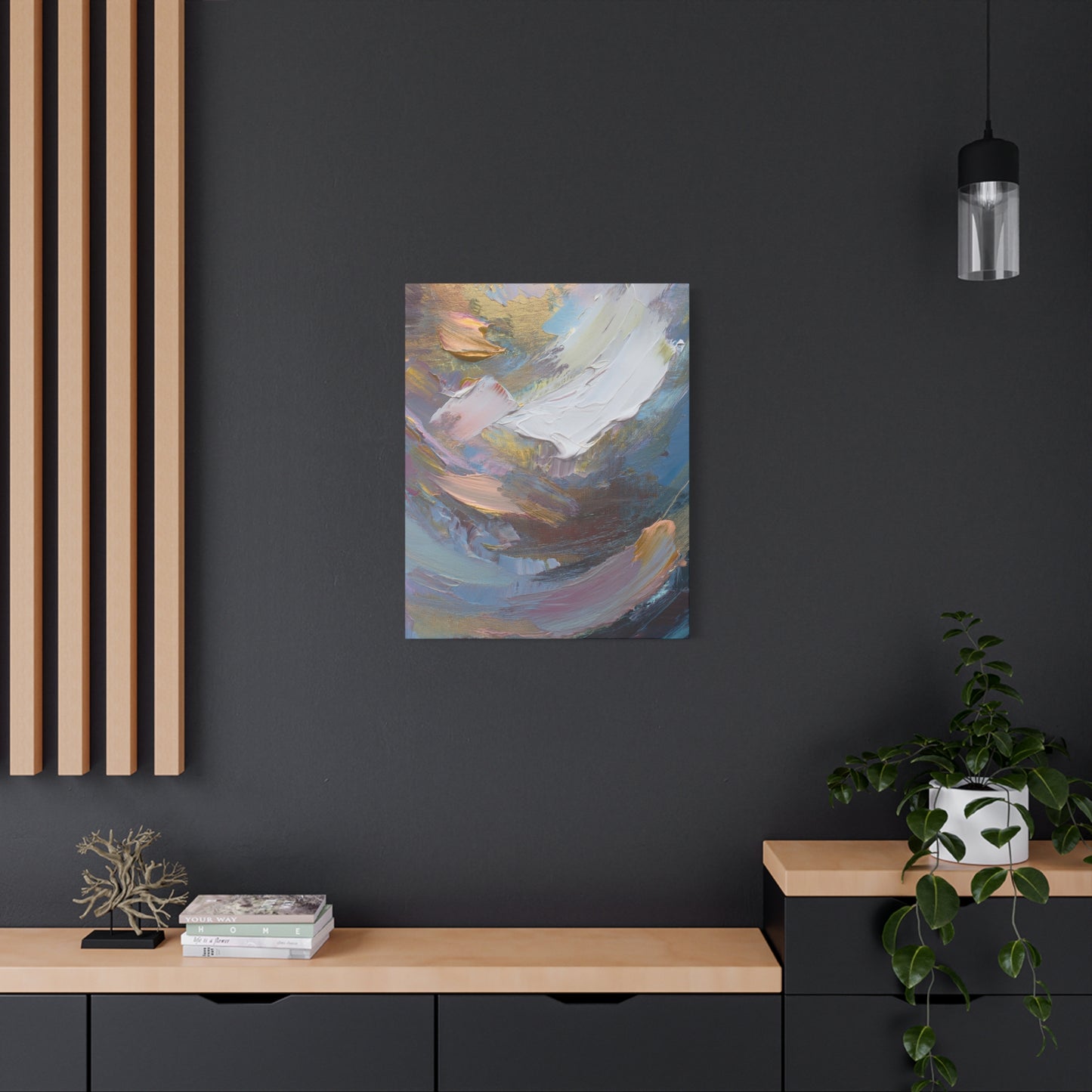 Abstract Oil Painting Print Canvas 20x24,20x30,24x30 24x32,24x36,30x40 32x48,36x48,40x60 Pine-Wood Inner Frame ABS-85