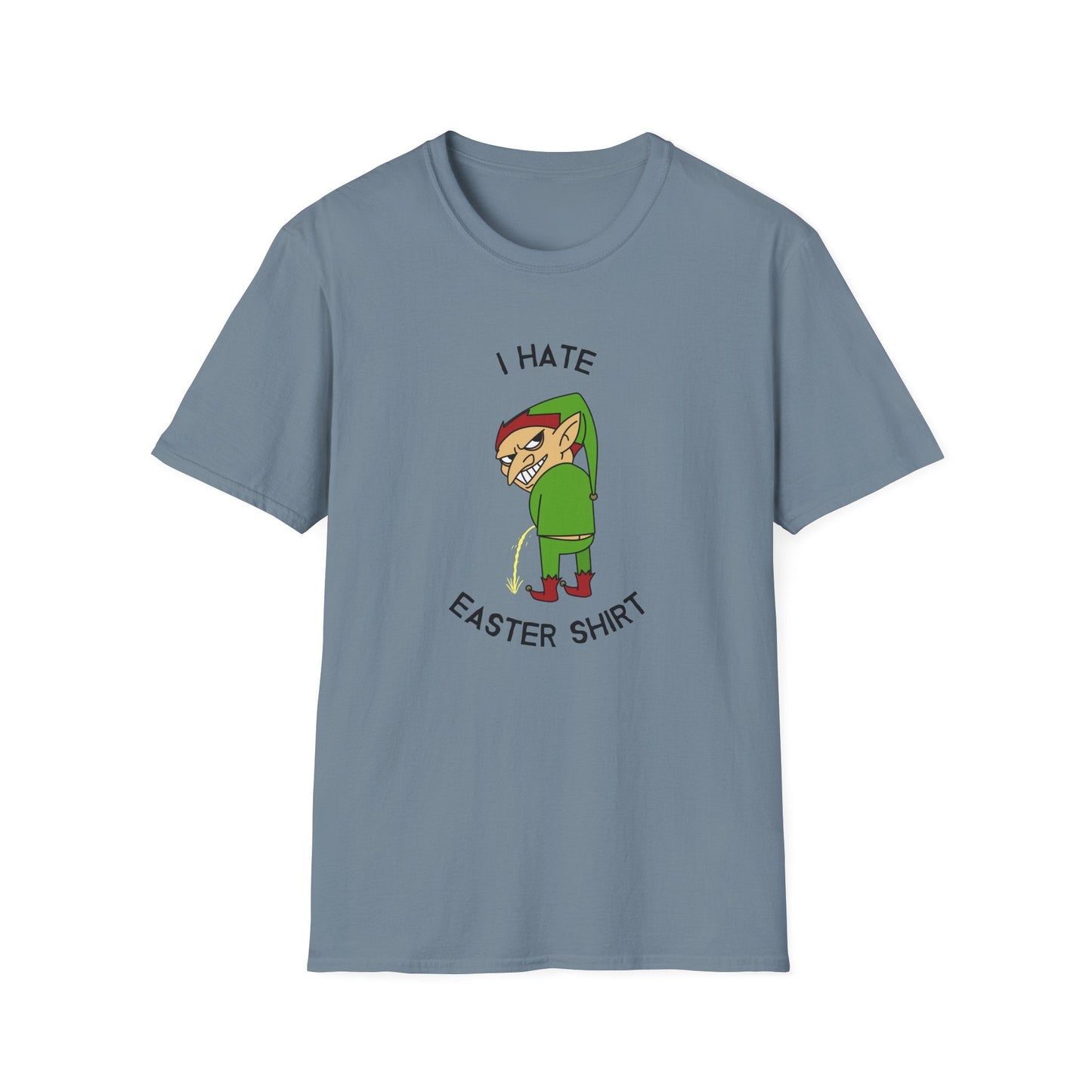 Unisex Easter T Shirt With Art Design Softstyle 100 Percent Ring Spun Cotton Lightweight Tee