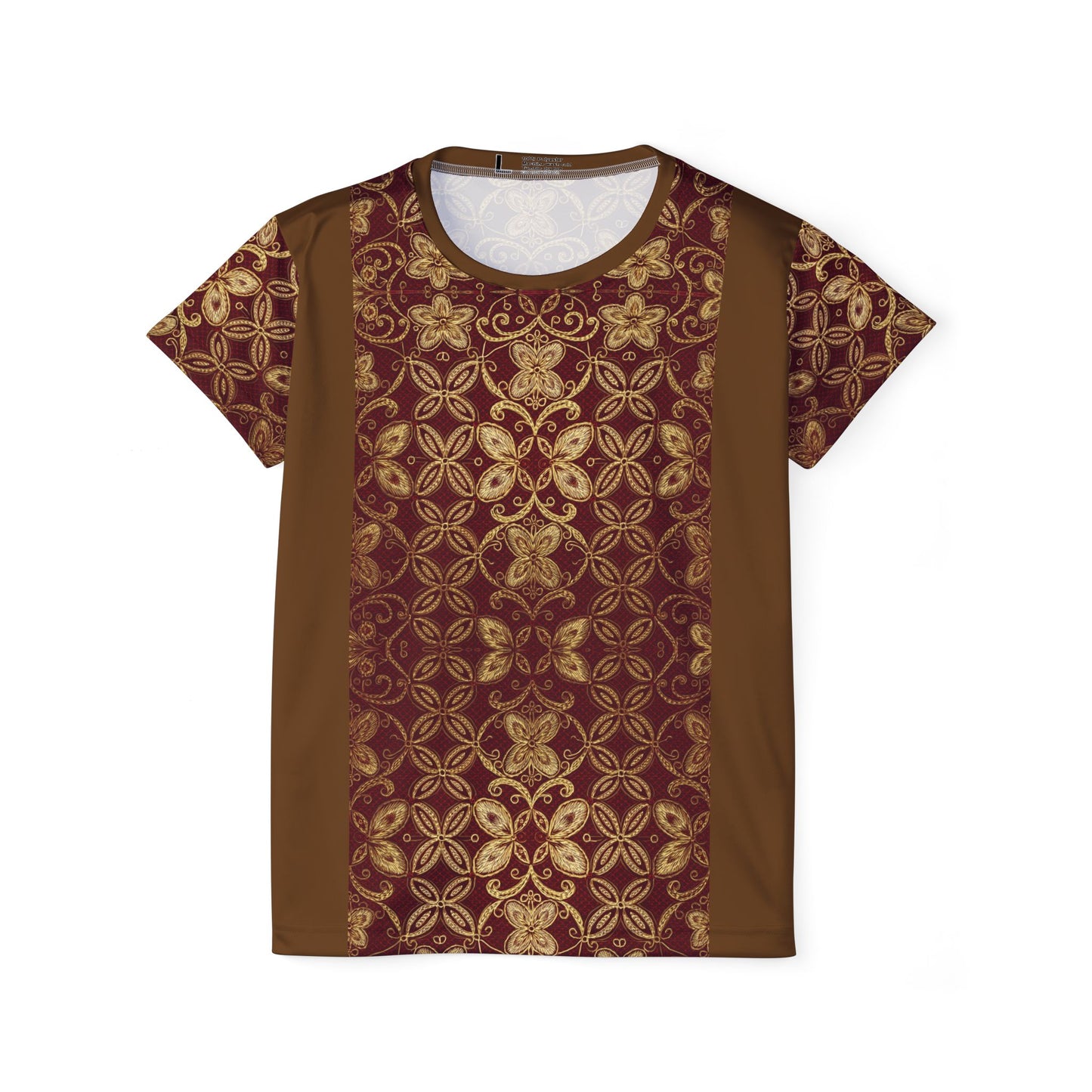 Lace Print Poly Shirt, Poly Shirt with Lace Print, Lace Shirt 51