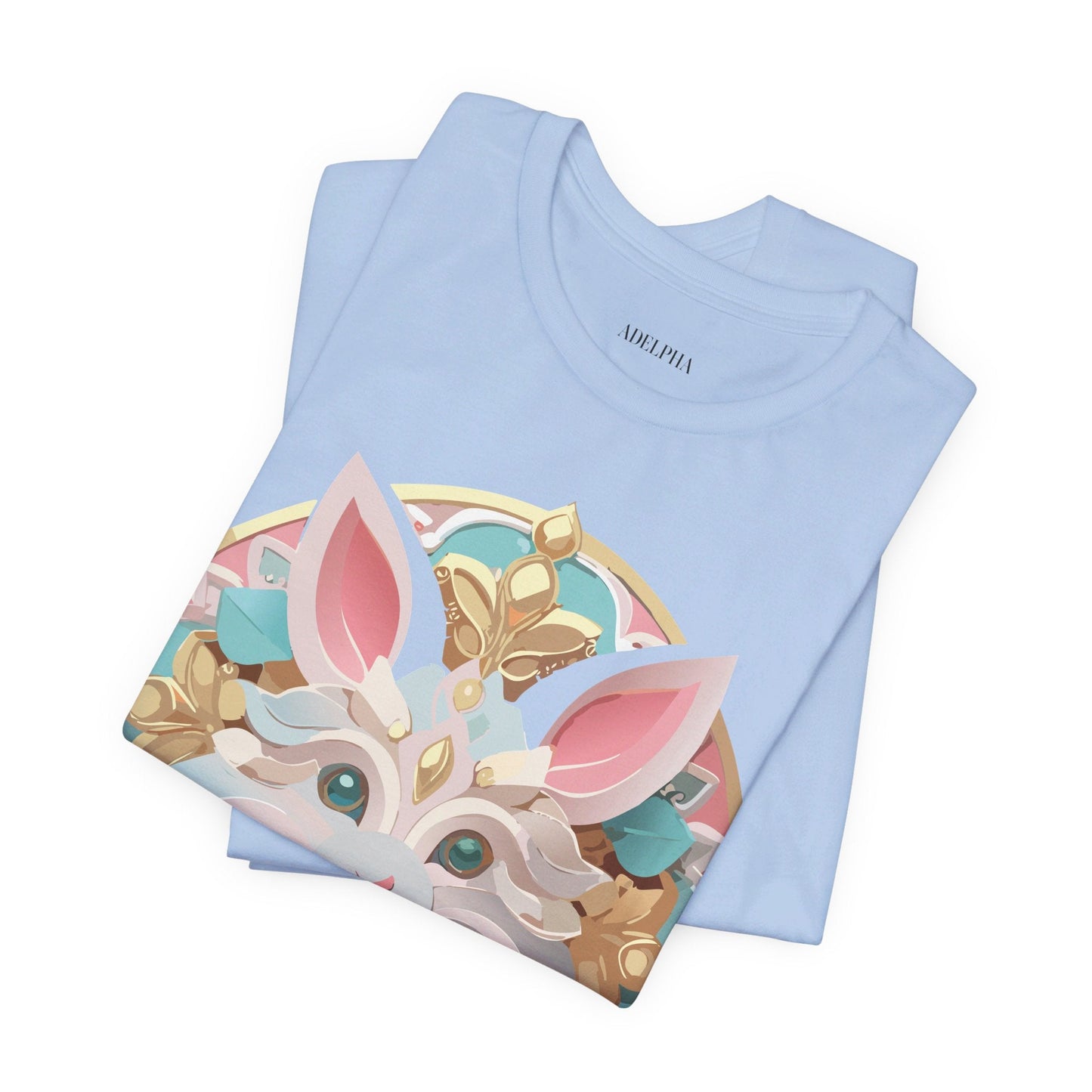Medallion Graphic Unisex 100 Cotton Vintage Animal Medal Artwork Tee 88