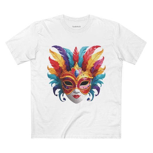 Mask Graphic Unisex 100 Cotton Staple Tee 9