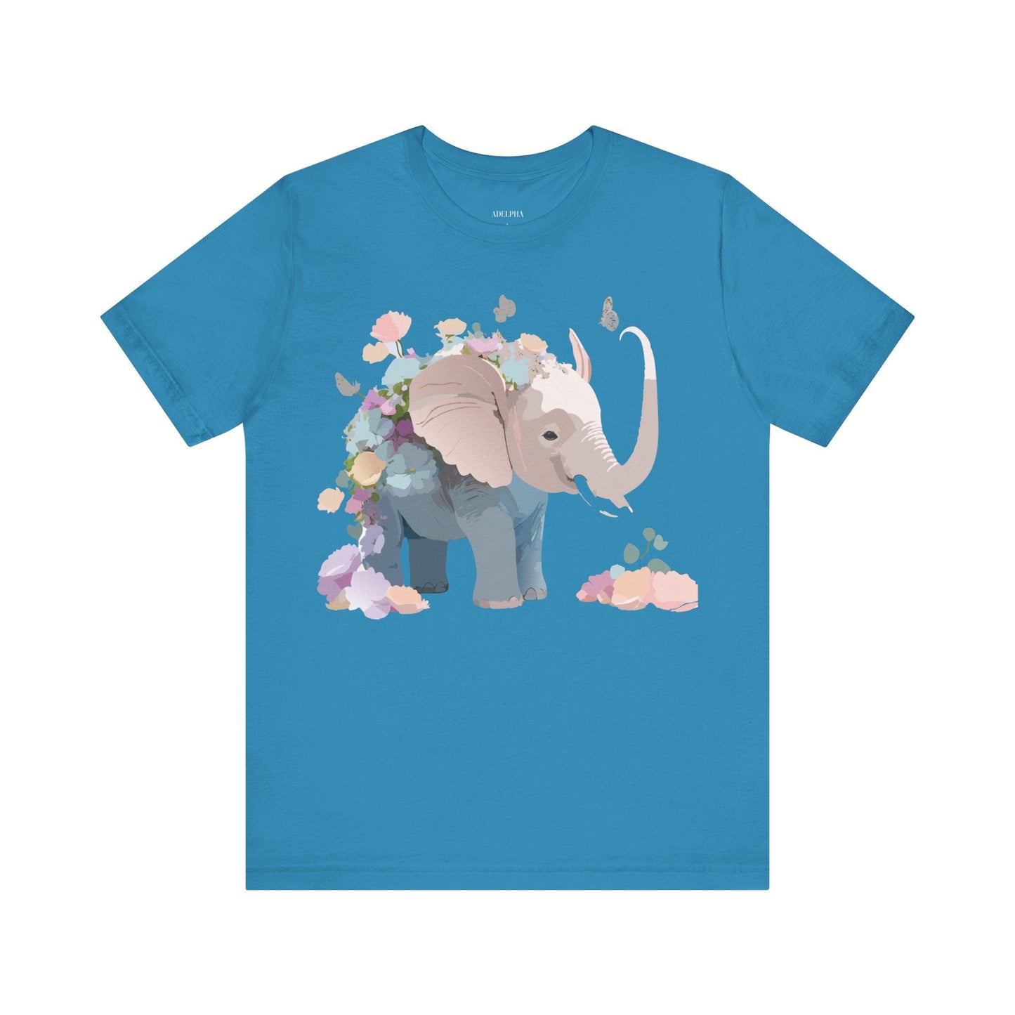 Elephant Graphic Tee Unisex Vintage Inspired Artwork Premium Adelpha Jersey Short Sleeve