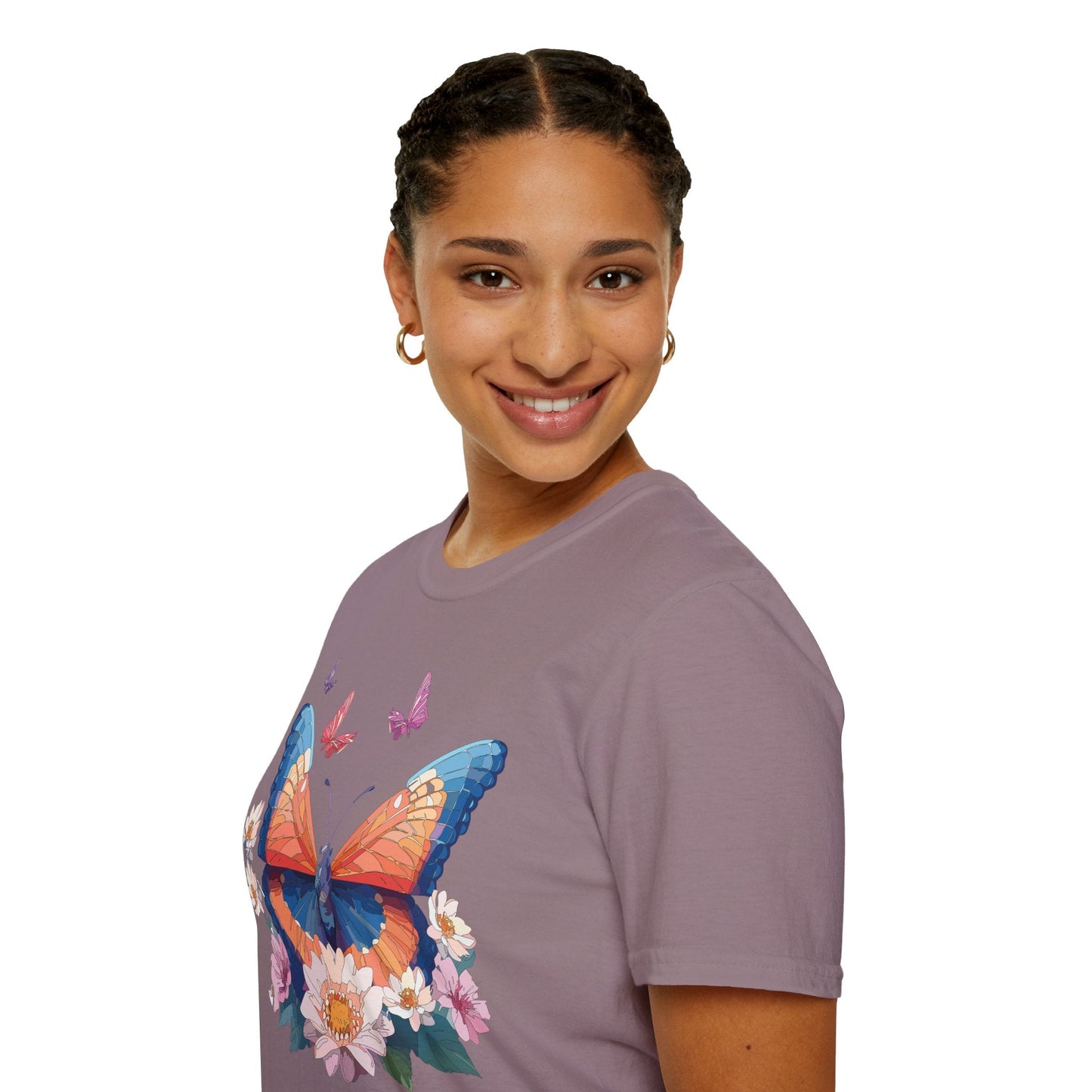 Monarch Butterfly Unisex Softstyle Tee Gildan 64000 Lightweight Breathable 100 Cotton Tee