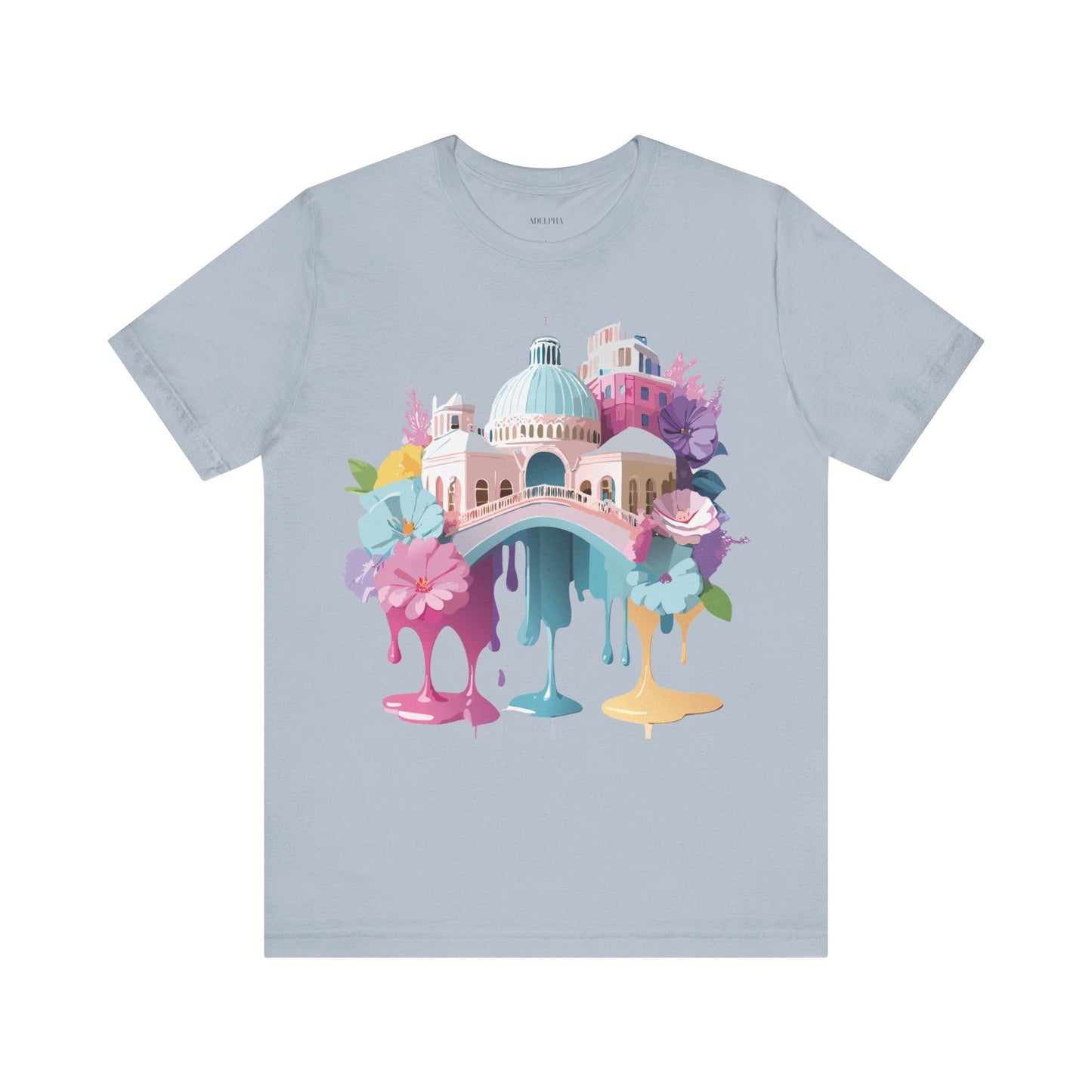 Venice Inspired Tourist Shirt Unisex Graphic Tee Adelpha Vintage Artwork Design Art