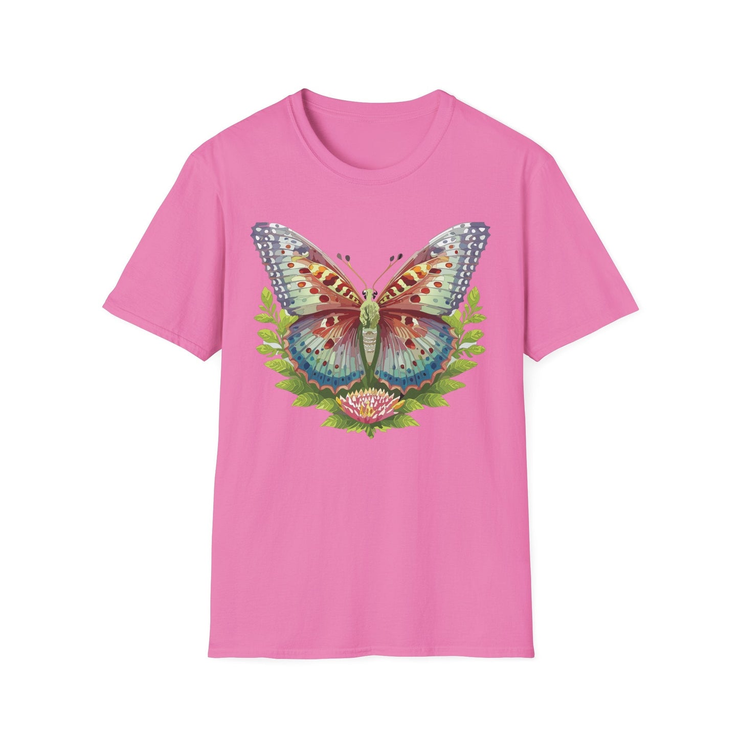 Butterfly Shirt Unisex T Shirt Gildan Softstyle 64000 Breathable Ring Spun Cotton Monarch Tee