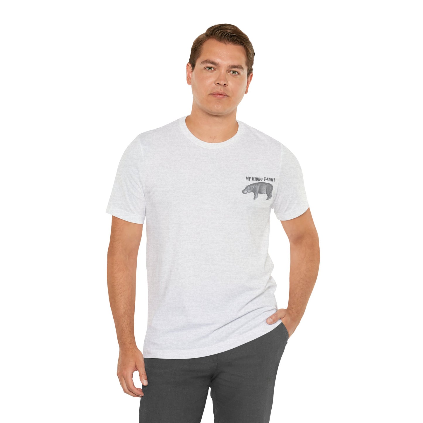 Unisex-T-Shirt mit Tier-Print 