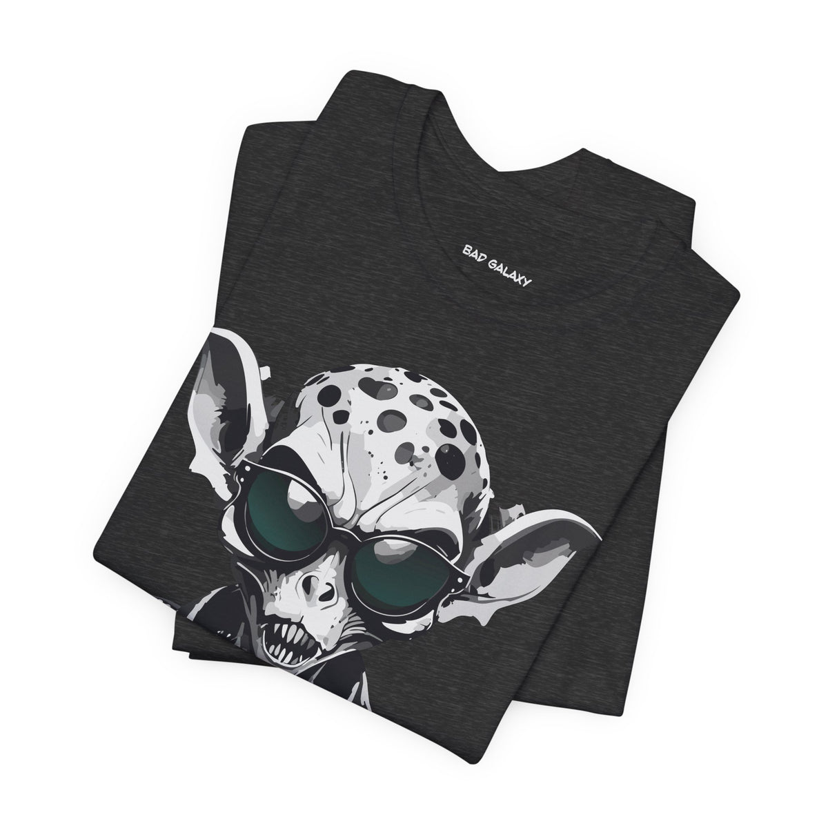 Alien Graphic Unisex Cotton Bella+Canvas Tee with Art Design b64