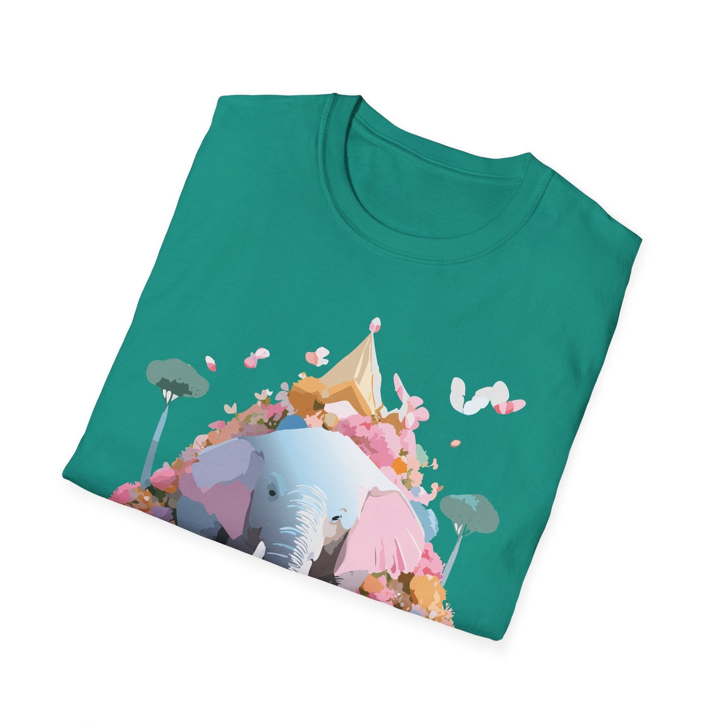 Elephant Graphic T Shirt For Animals Unisex Gildan Softstyle 64000 Cotton Tee Apparel
