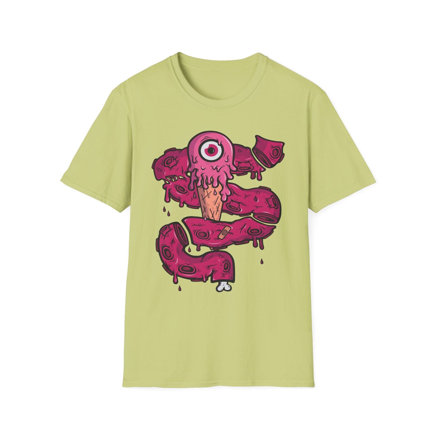 Cartoon T Shirt Animation Tee Funny Graphic Tee Unisex Gildan Softstyle Cotton 64000