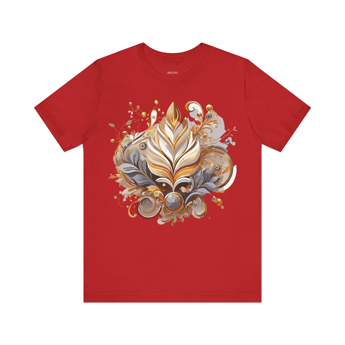 Jewelry Graphic Unisex Cotton Bella+Canvas Tee with Art Design n139