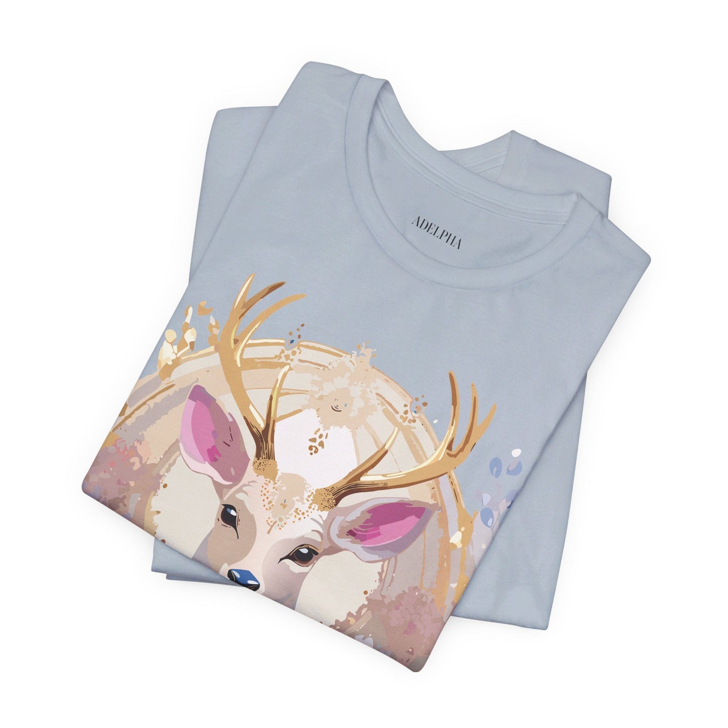 Medallion Graphic Unisex 100 Cotton Vintage Animal Medal Artwork Tee 68