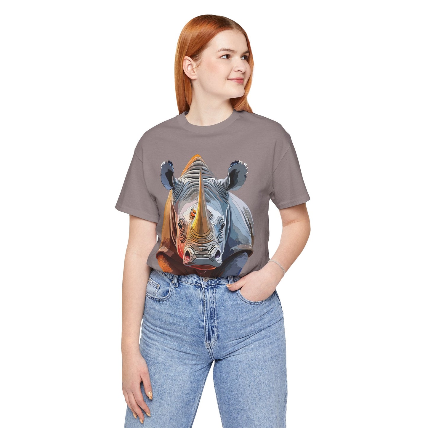Unisex Animal Graphic Tee Shirt With Art Design Wild Animals Shirt Gildan Softstyle Cotton