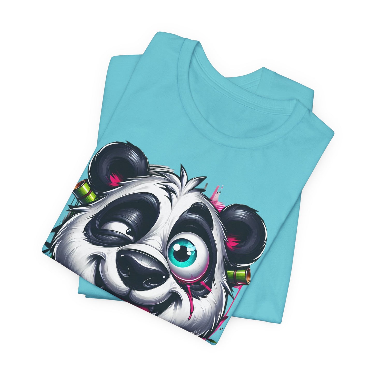 DiDi Panda Shirt, Funny Animal T-Shirt, Cartoon Top, Funny Panda Tee Shirt, Animal Tees, Art Design T-Shirt, Graphic Tee
