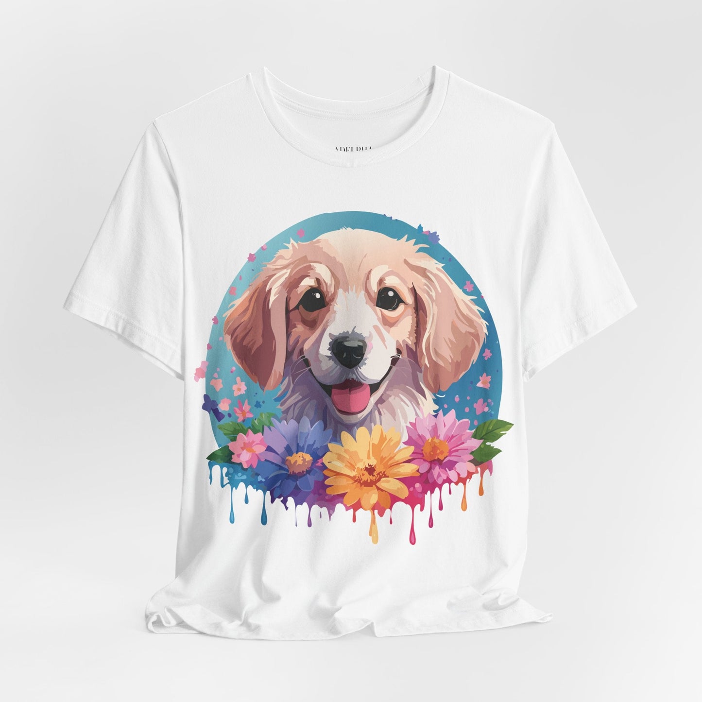 Dog Shirt Unisex Graphic Tee With Original Adelpha Artwork Jersey Short Sleeve Casual Look