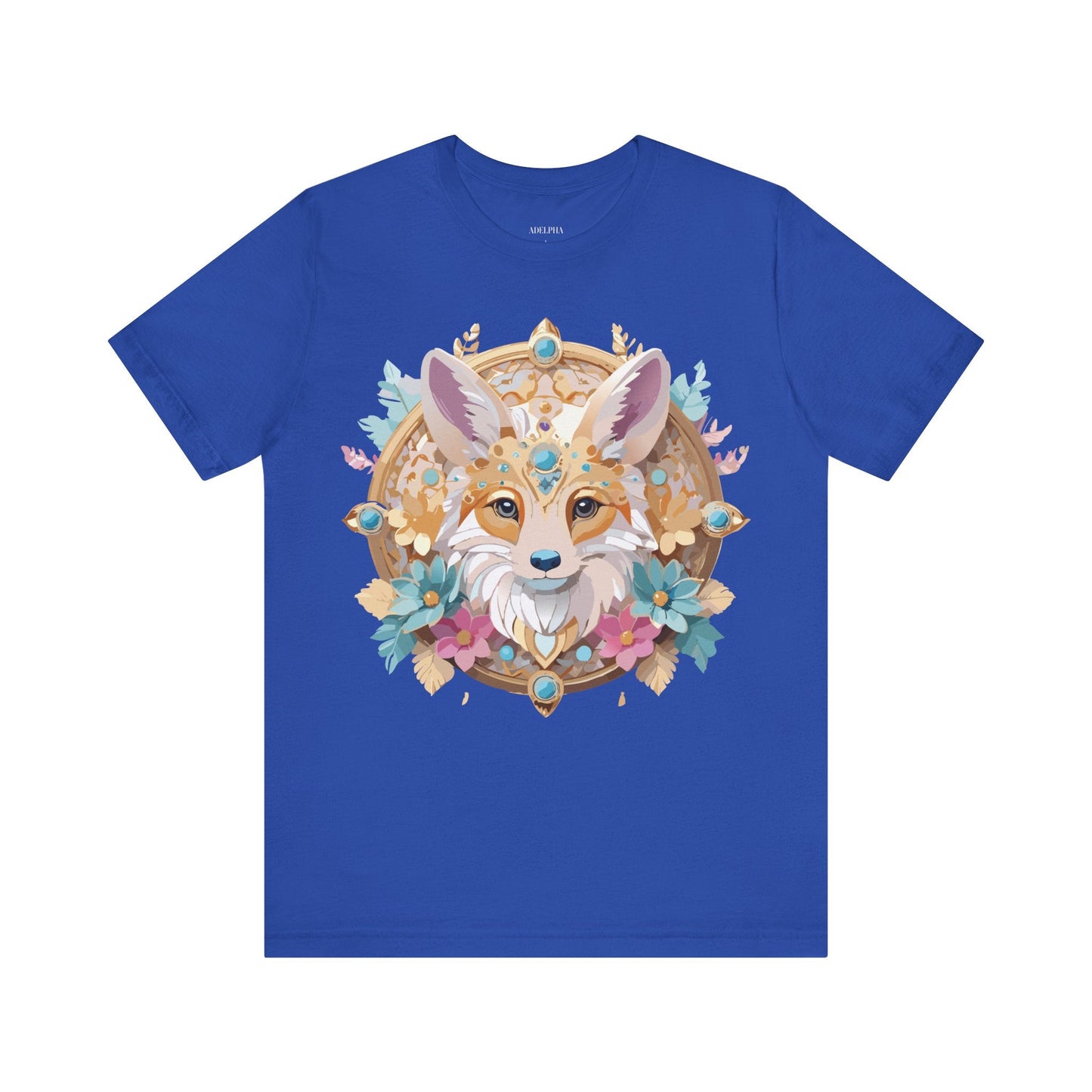 Unisex Graphic Tee From Adelpha Medallion Art Design Vintage Inspired Look Everyday Wear Style