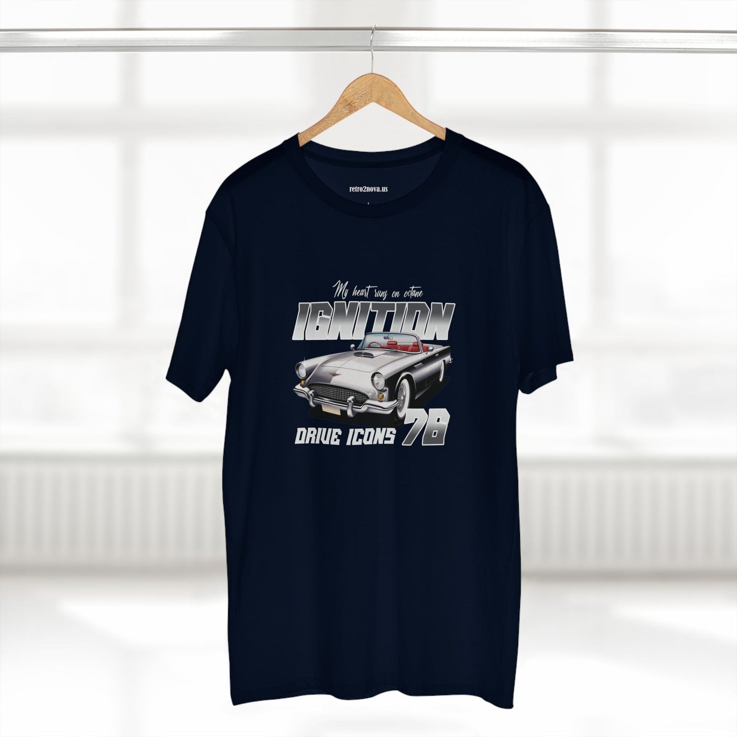 Retro Car Shirts Vintage Car Shirts RC11 Unisex Premium Cotton Tee With Original Art Design