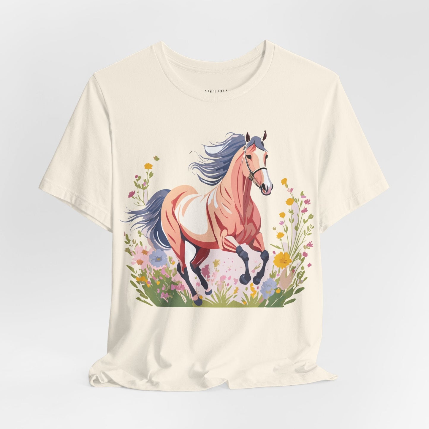 Horse Graphic Unisex 100 Cotton Vintage Animal Art T-Shirt 9