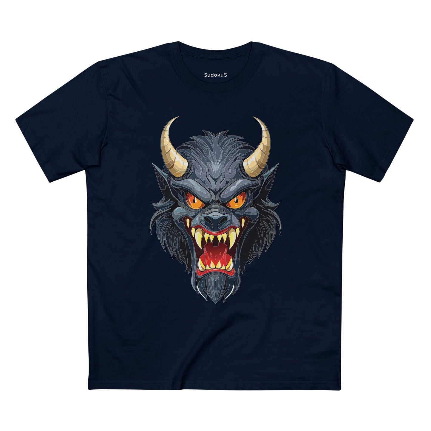 Cartoon Monsters Graphic Unisex 100 Cotton Staple Tee 6