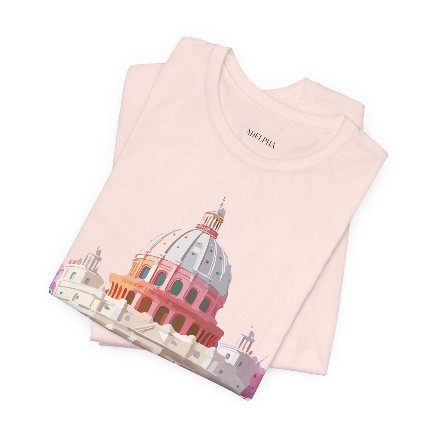 Adelpha Rome Tourist Shirt Unisex Graphic Tee With Vintage Art Design Comfortable Fit