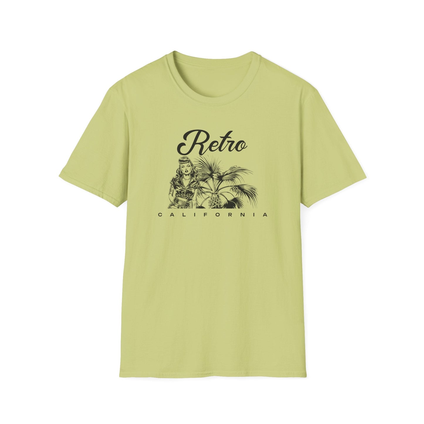 Retro California T-Shirt Unisex Cotton Vintage Palm Beach Graphic Tee