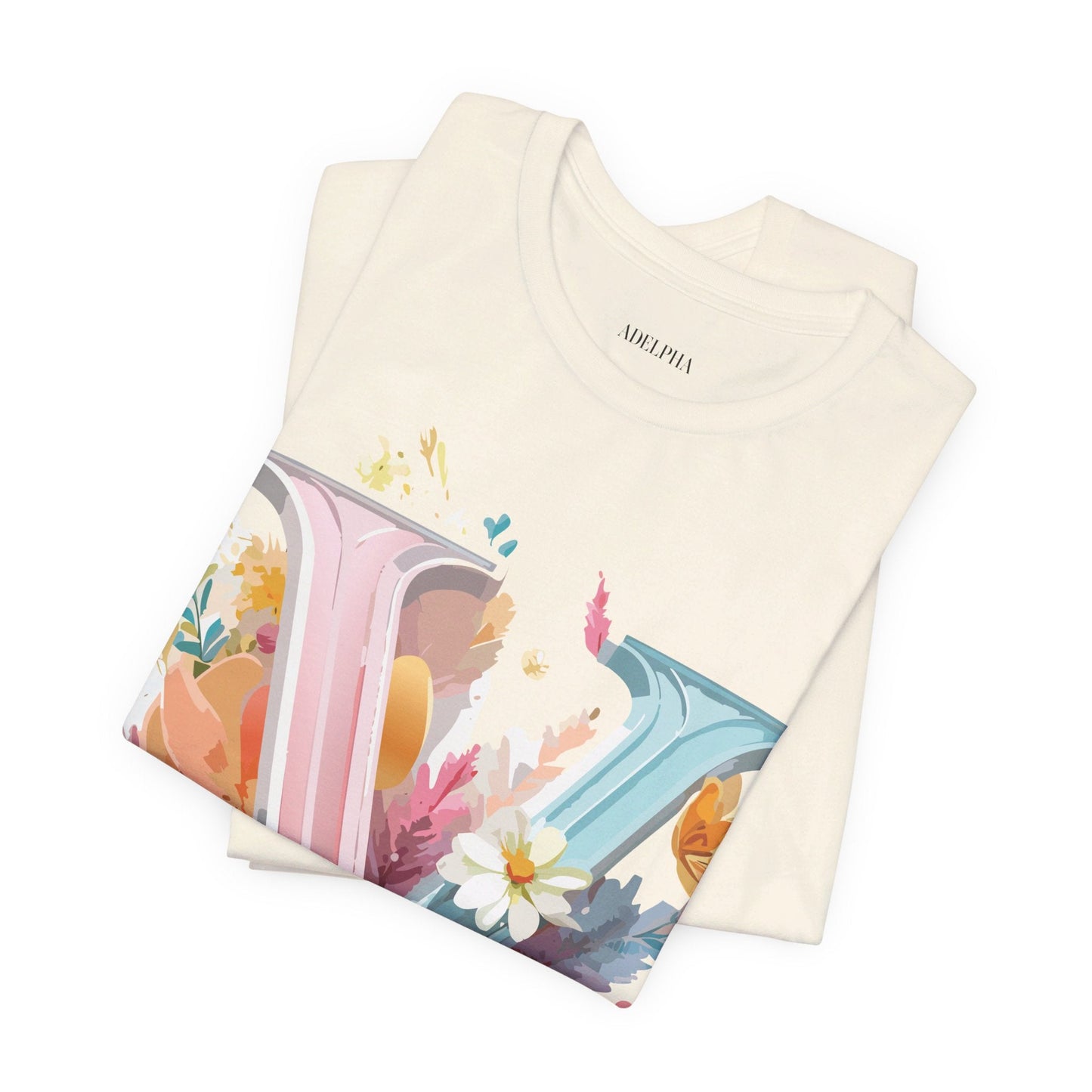 Letter V Graphic Tee Unisex Jersey Short Sleeve Art Design  Vintage Inspired
