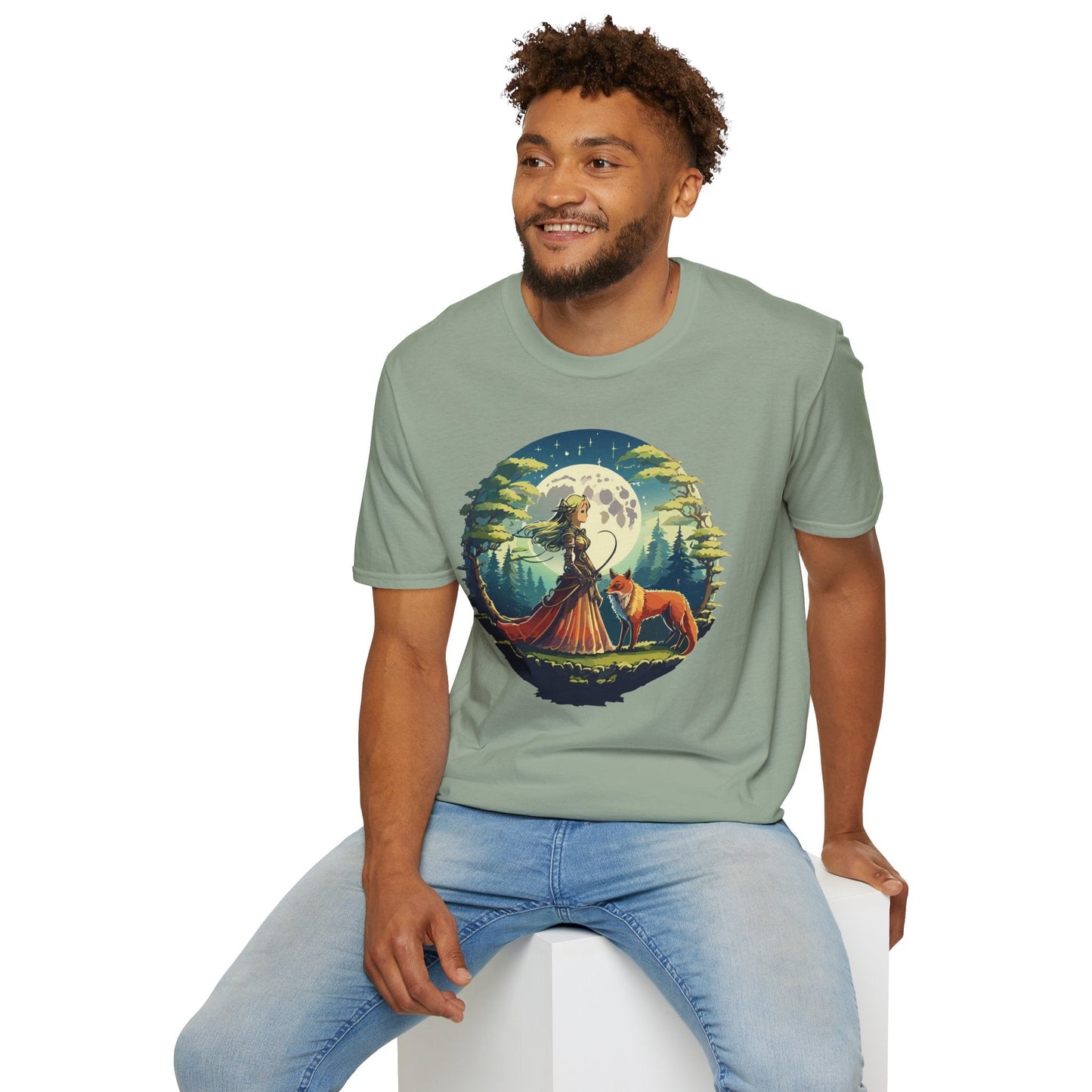 Womens Graphic T Shirt Art Design Tee Softstyle 64000 Gildan Unisex Cotton Comfort Tee