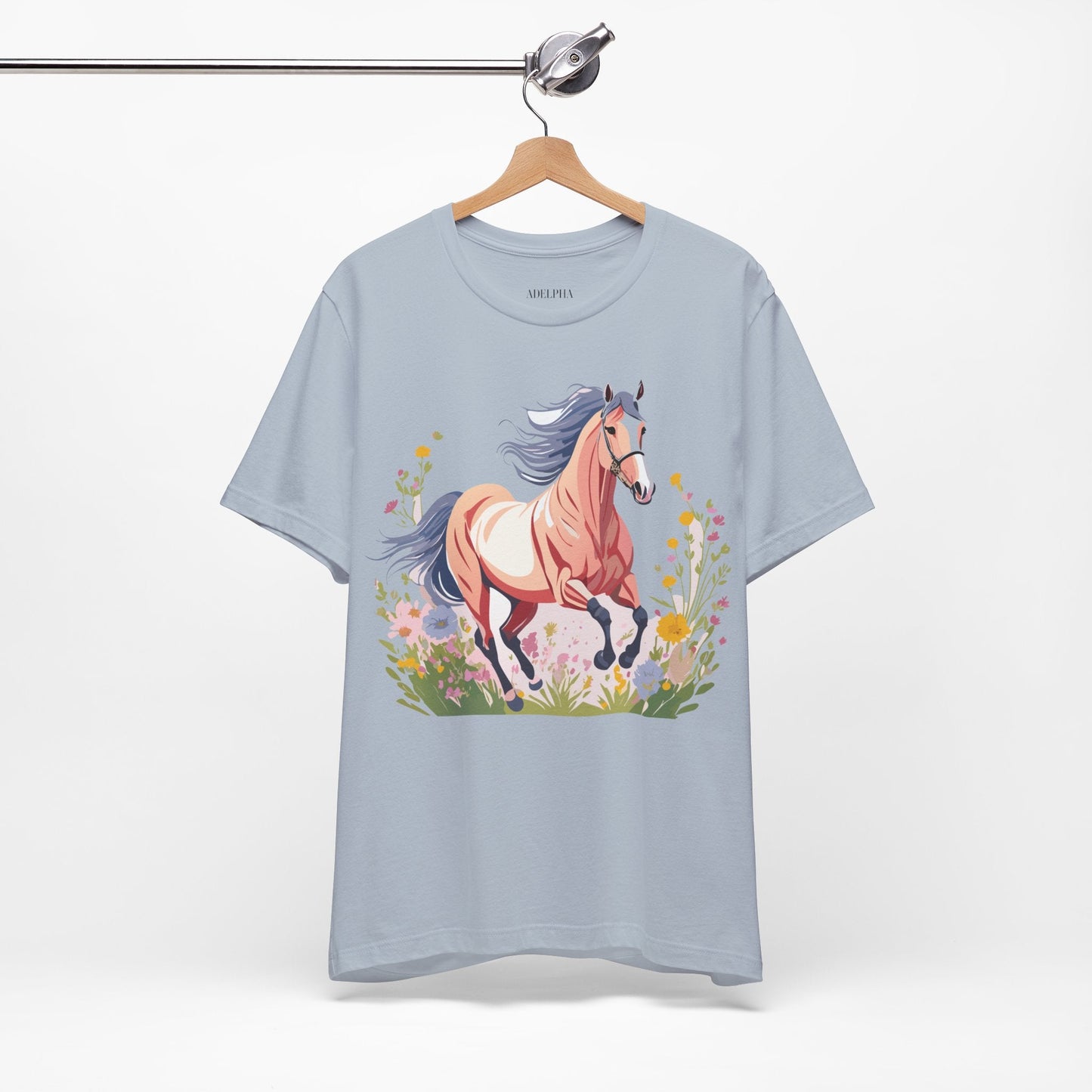 Horse Graphic Unisex 100 Cotton Vintage Animal Art T-Shirt 9