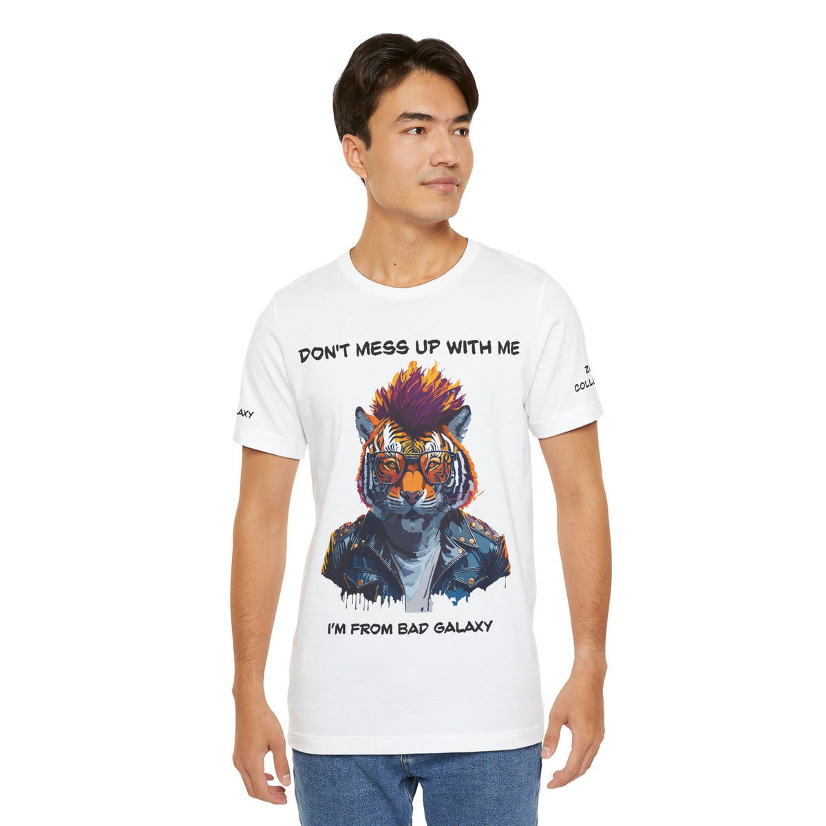 Animal Graphic Unisex Cotton Bella+Canvas Tee with Art Design b8