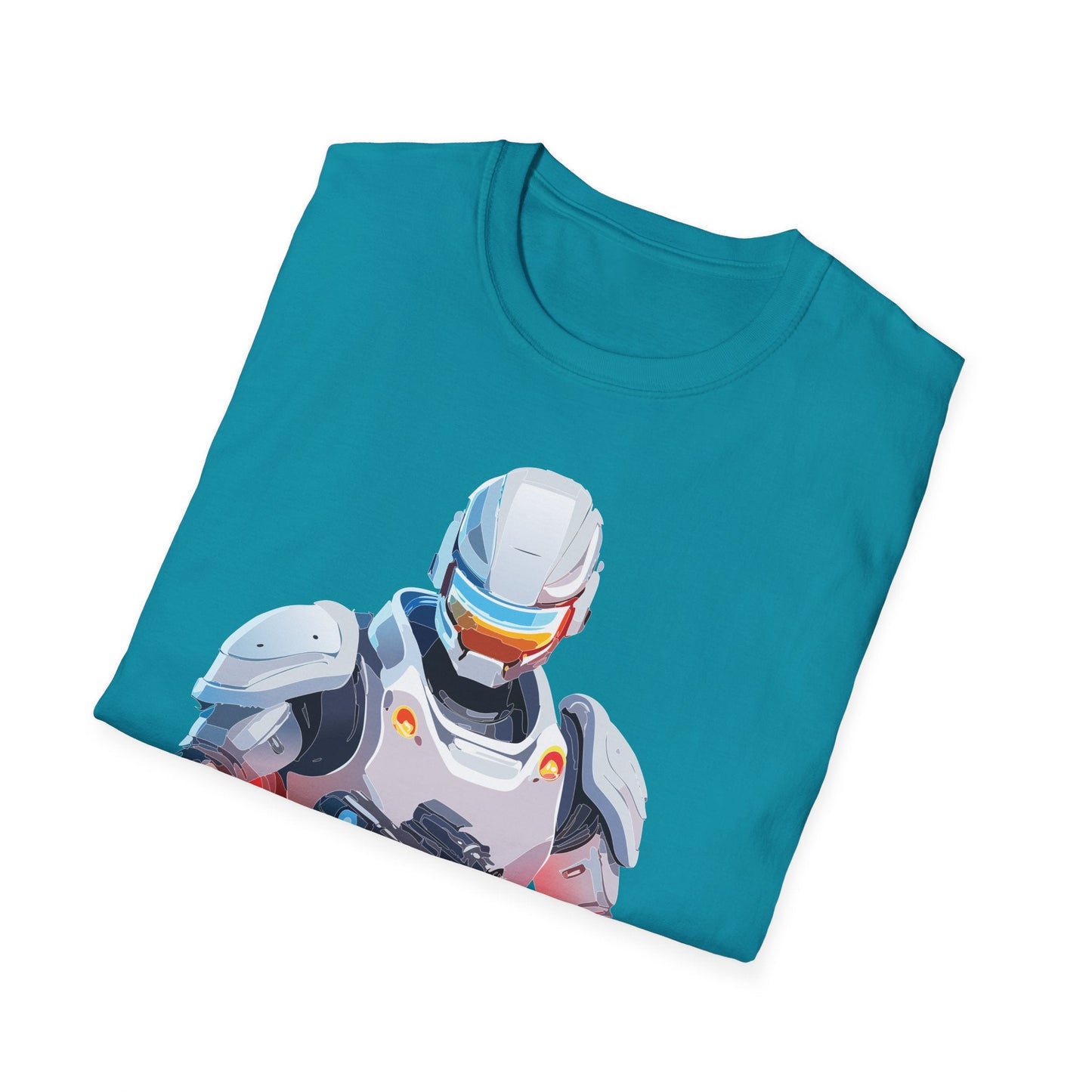 Robocop Themed Unisex Softstyle T Shirt With Robocop Art Design Cotton Tee Premium Comfort