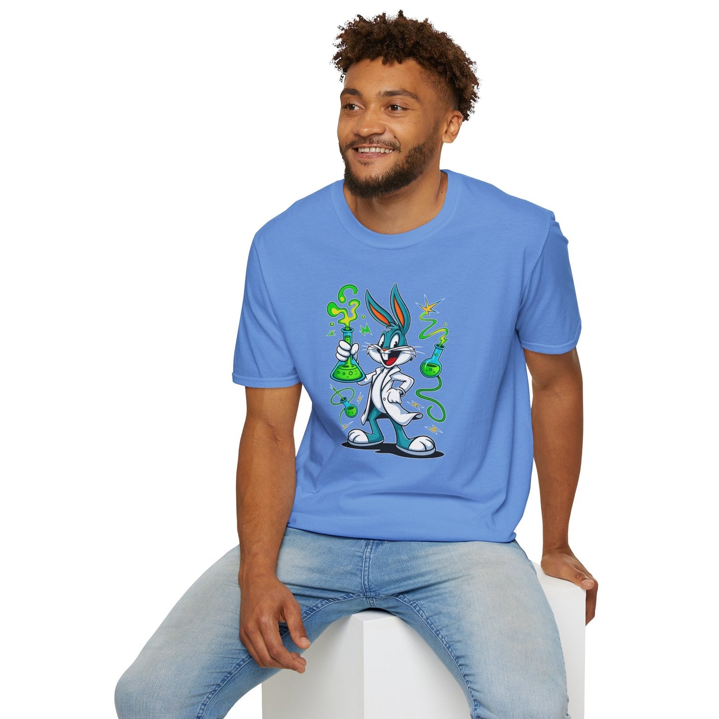 Bugs Bunny T Shirt Cartoon Design Unisex Softstyle 64000 Tee Graphic Shirt Art Design