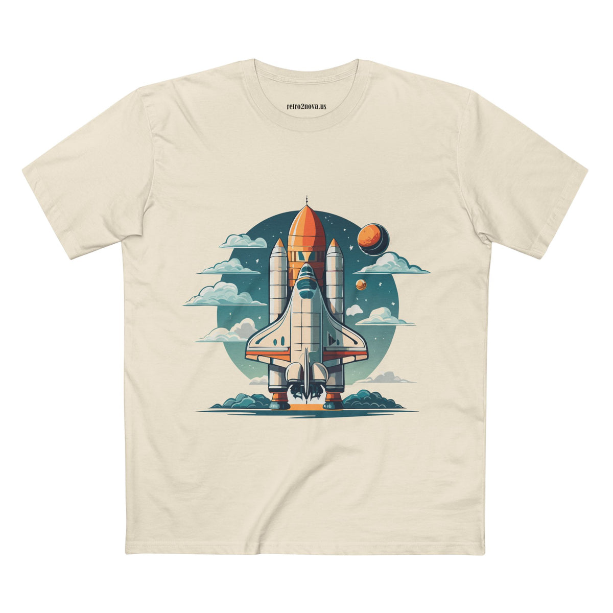 Cosmos Shuttle Graphic Tee Staple Unisex 100 Cotton Tee Shirt - CS-1