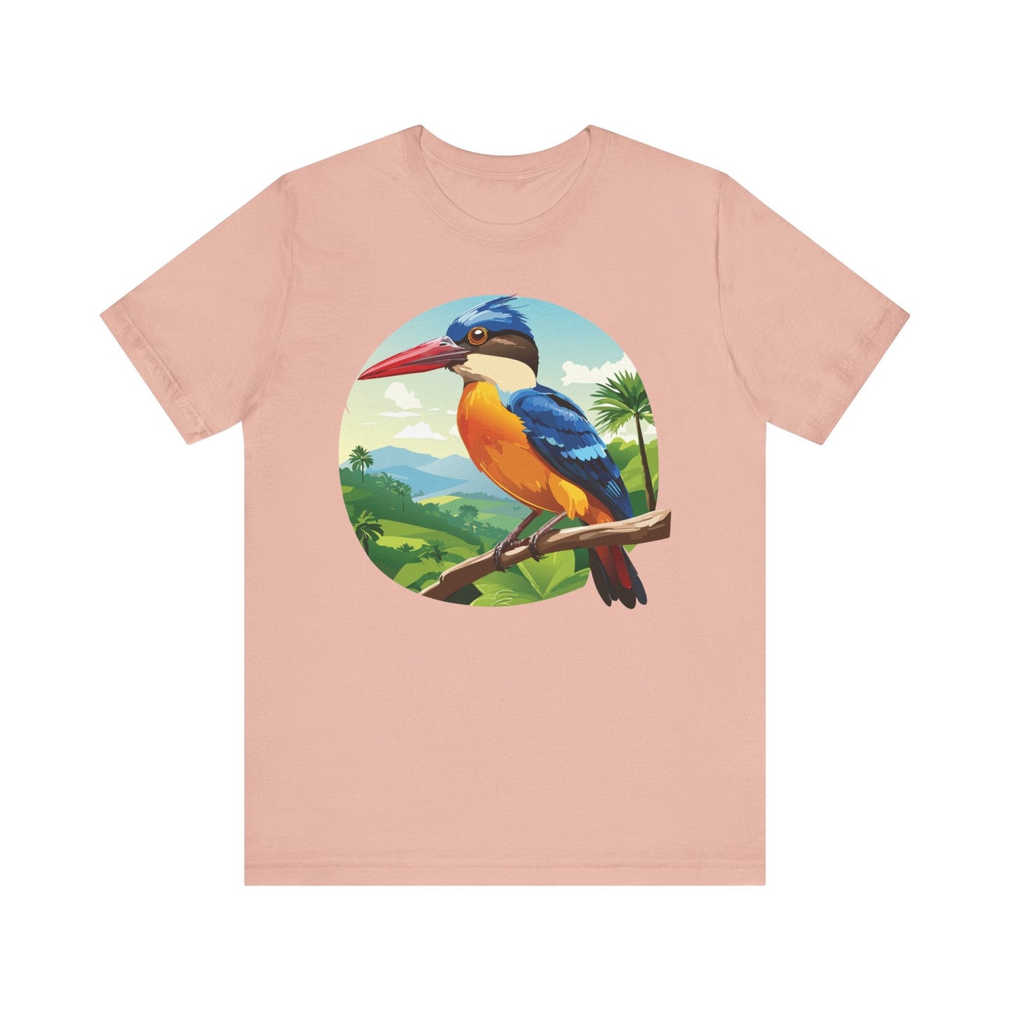 Unisex Animal Shirt With Art Design Featuring Wild Animals Jersey Short Sleeve Tee