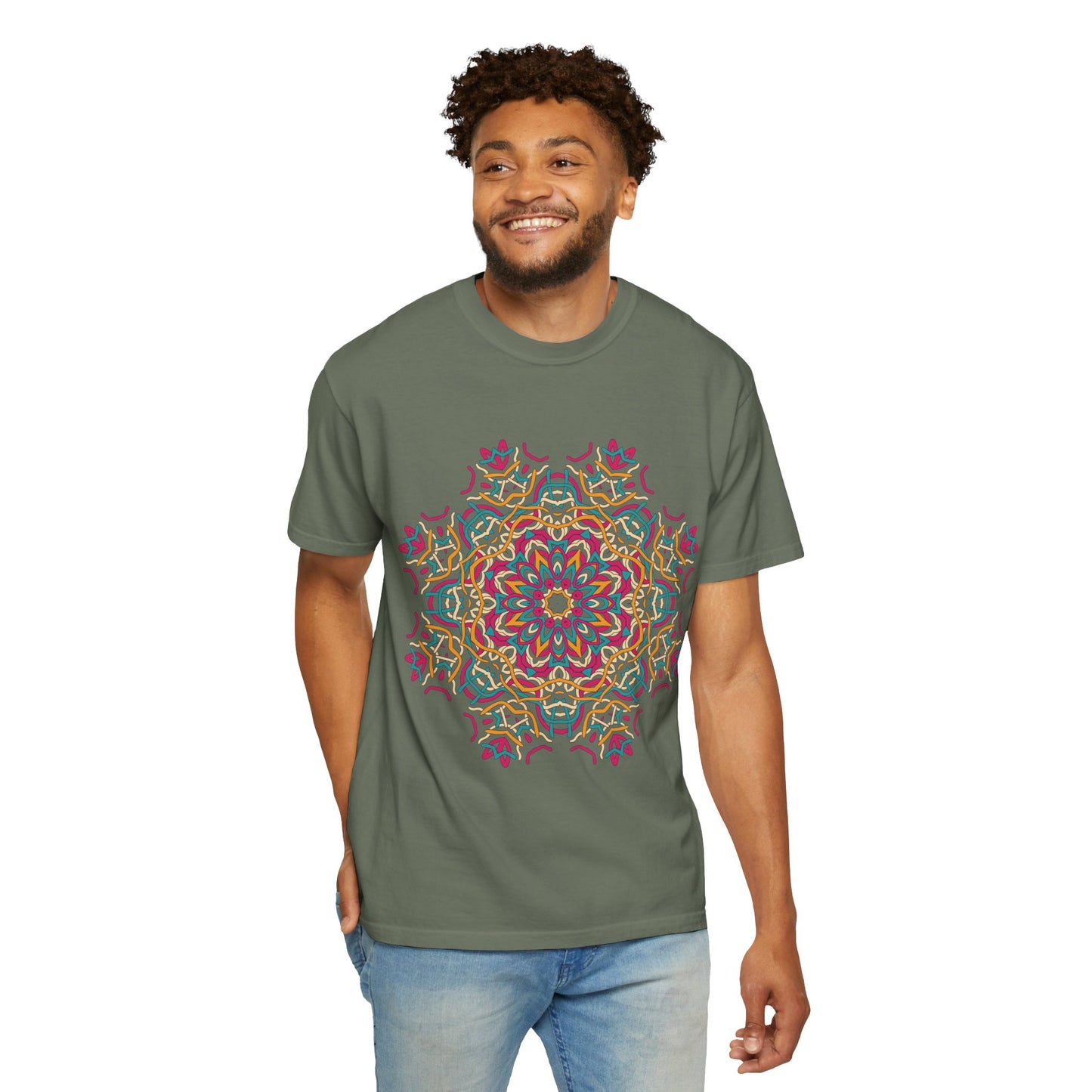 Unisex T-shirt with abstract print