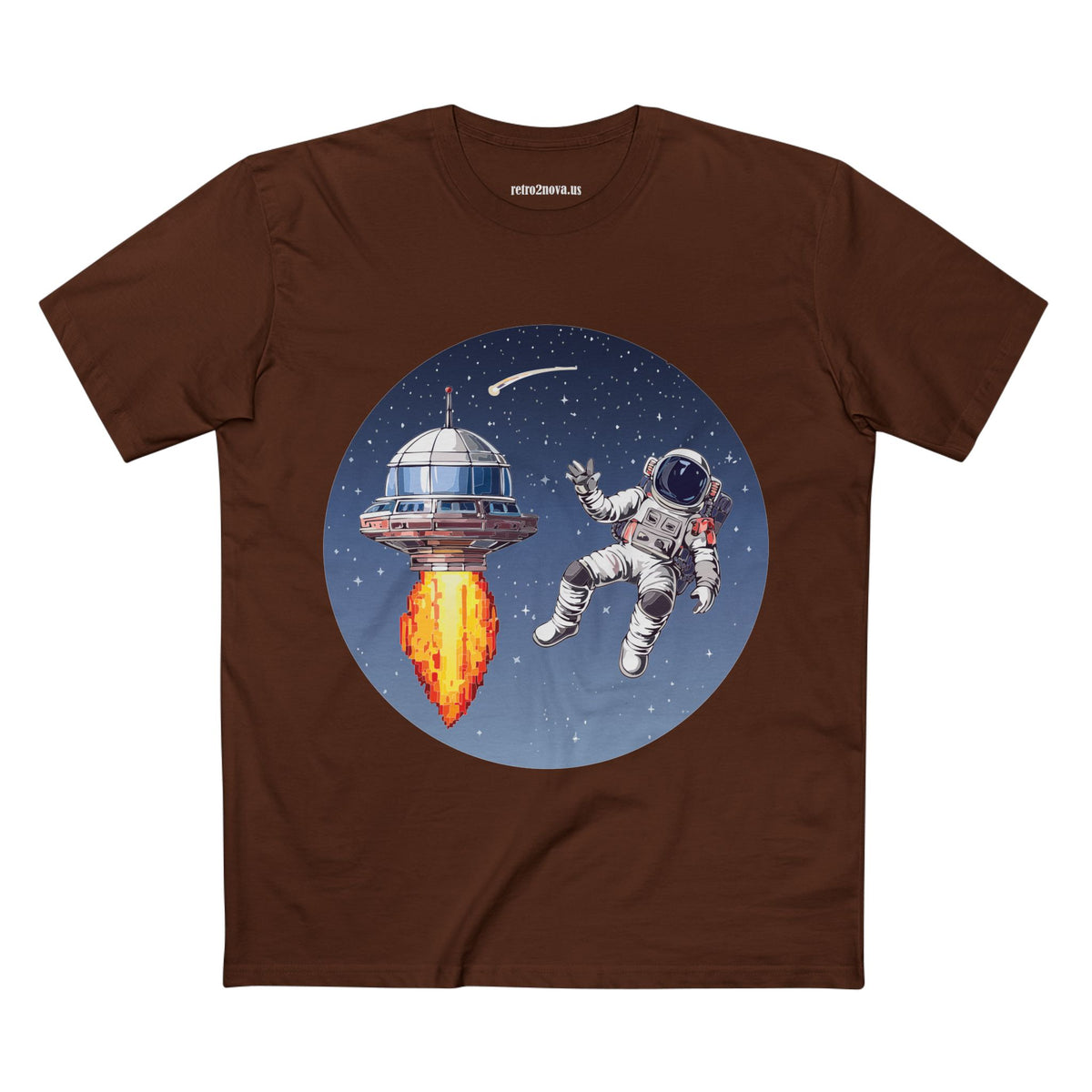 Cosmos Astronaut Graphic Tee Staple Unisex 100 Cotton Tee Shirt - CS-14