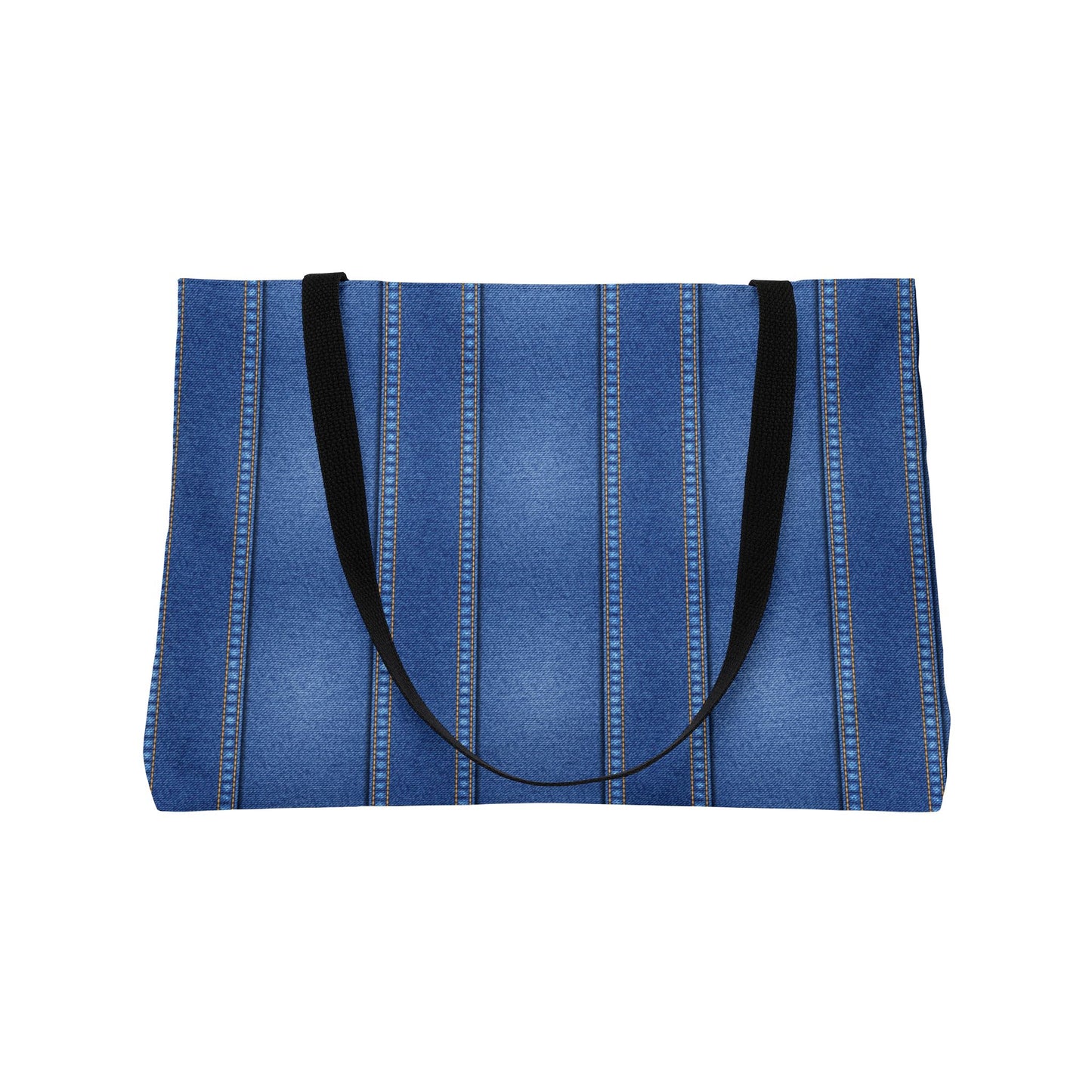 Denim Print Yoga Bag High-Quality 100% Spun Polyester 24x13 Canvas Gym Bag 21