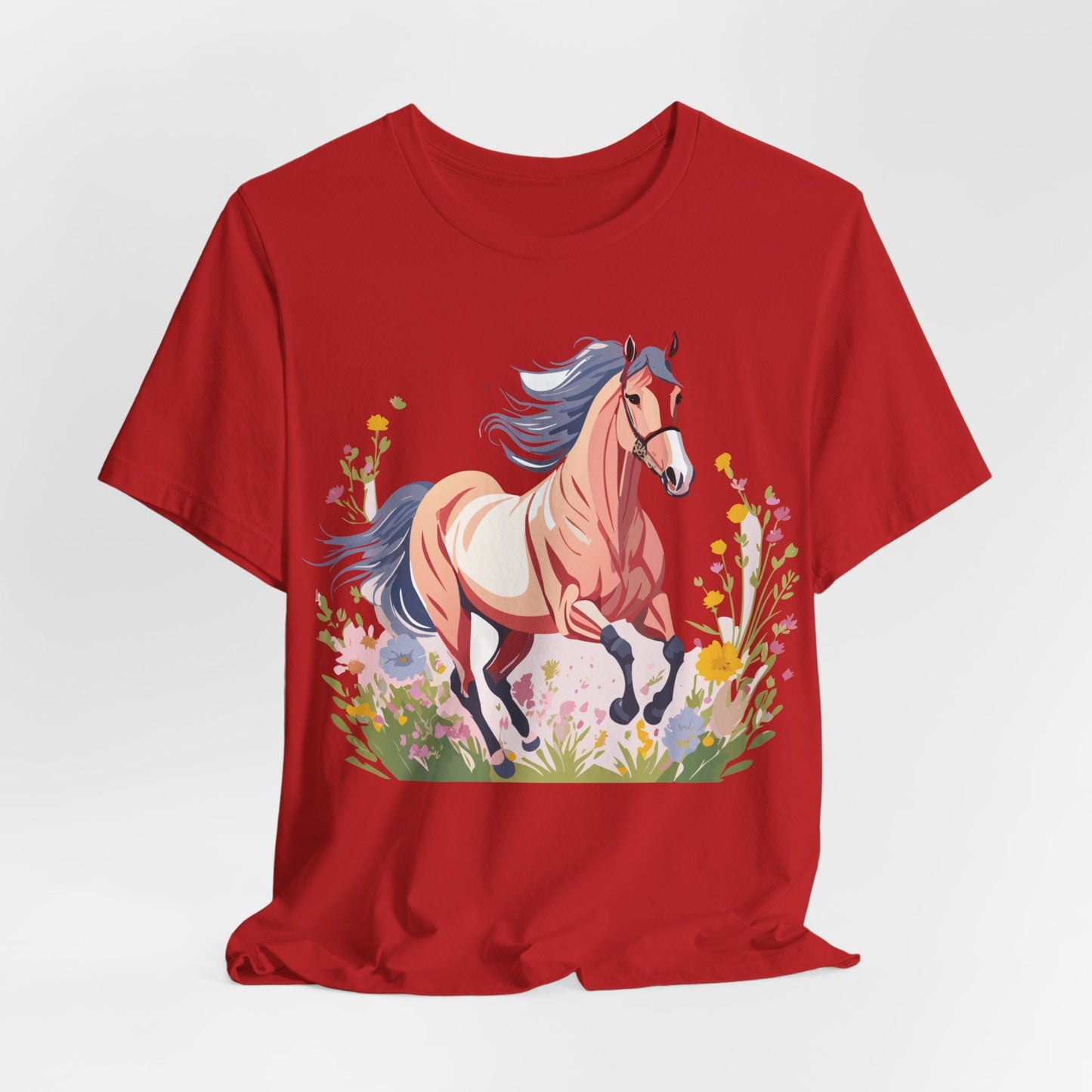 Horse Graphic Unisex 100 Cotton Vintage Animal Art T-Shirt 8