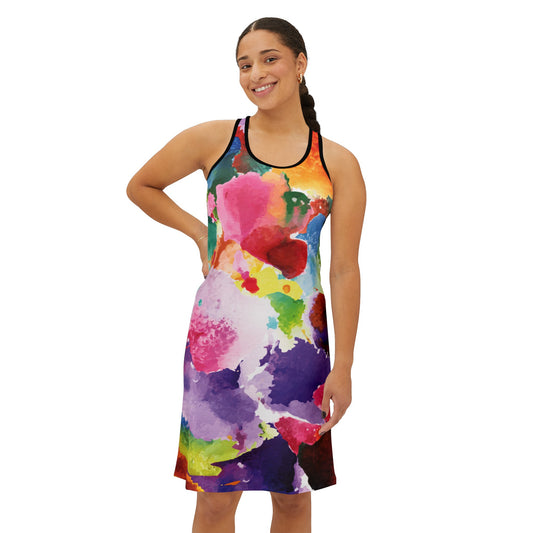 Summer Dress with Abstract prints