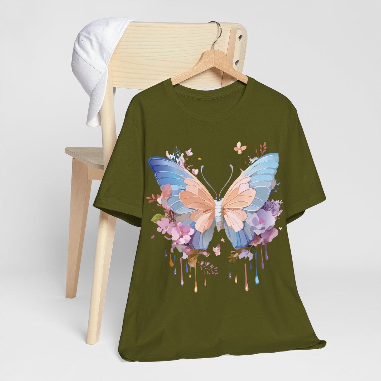 Butterfly Graphic Tee By Adelpha Unisex Short Sleeve Shirt Art Design