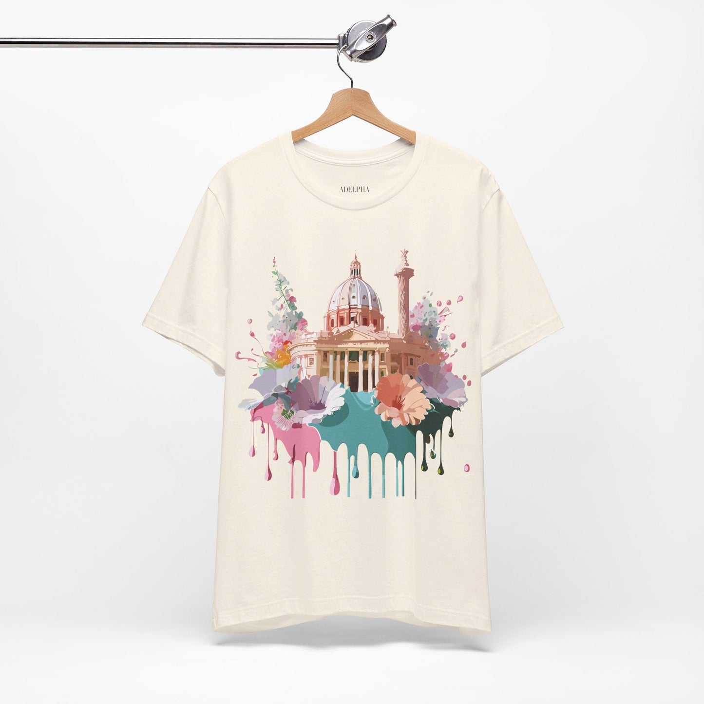 Unisex Rome Graphic Tee Tourist Shirt Adelpha Vintage Artwork Premium Comfort Everyday Wear