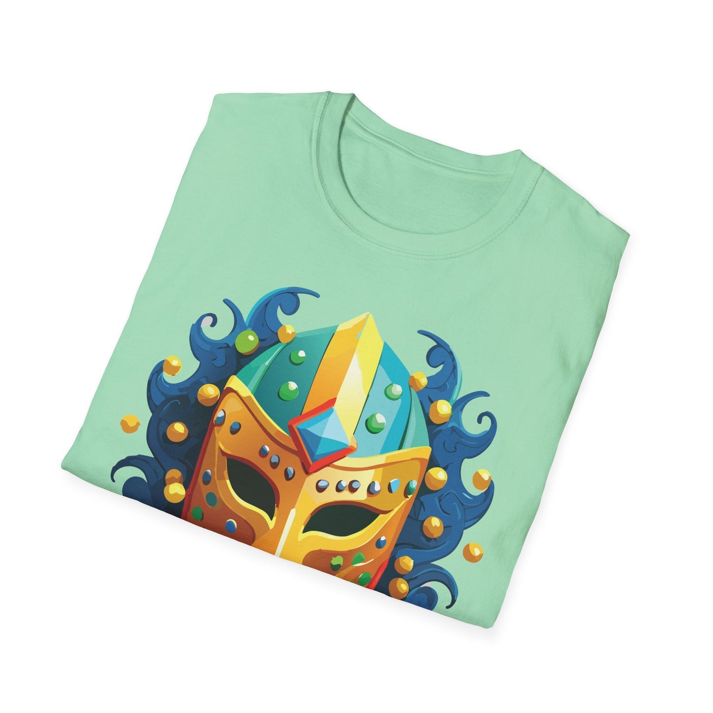 Unisex Mask Tee Shirt Gildan Softstyle 64000 100 Percent Ring Spun Cotton Comfort