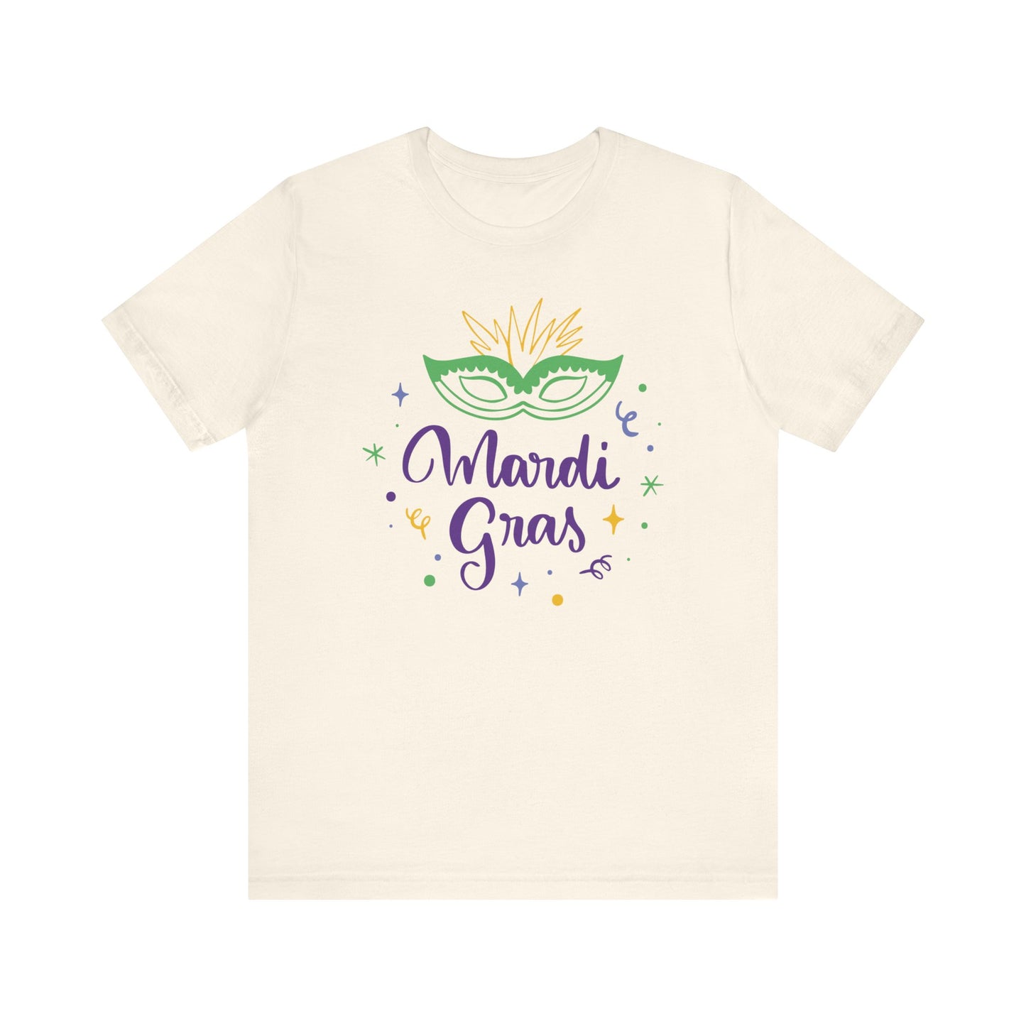 Tee-shirt en coton unisexe pour Mardi Gras