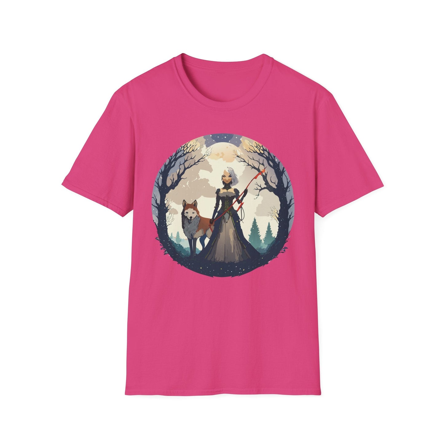 Womens Graphic T Shirts Ladies Art Design Tee Unisex Softstyle Cotton Tee Everyday Comfort