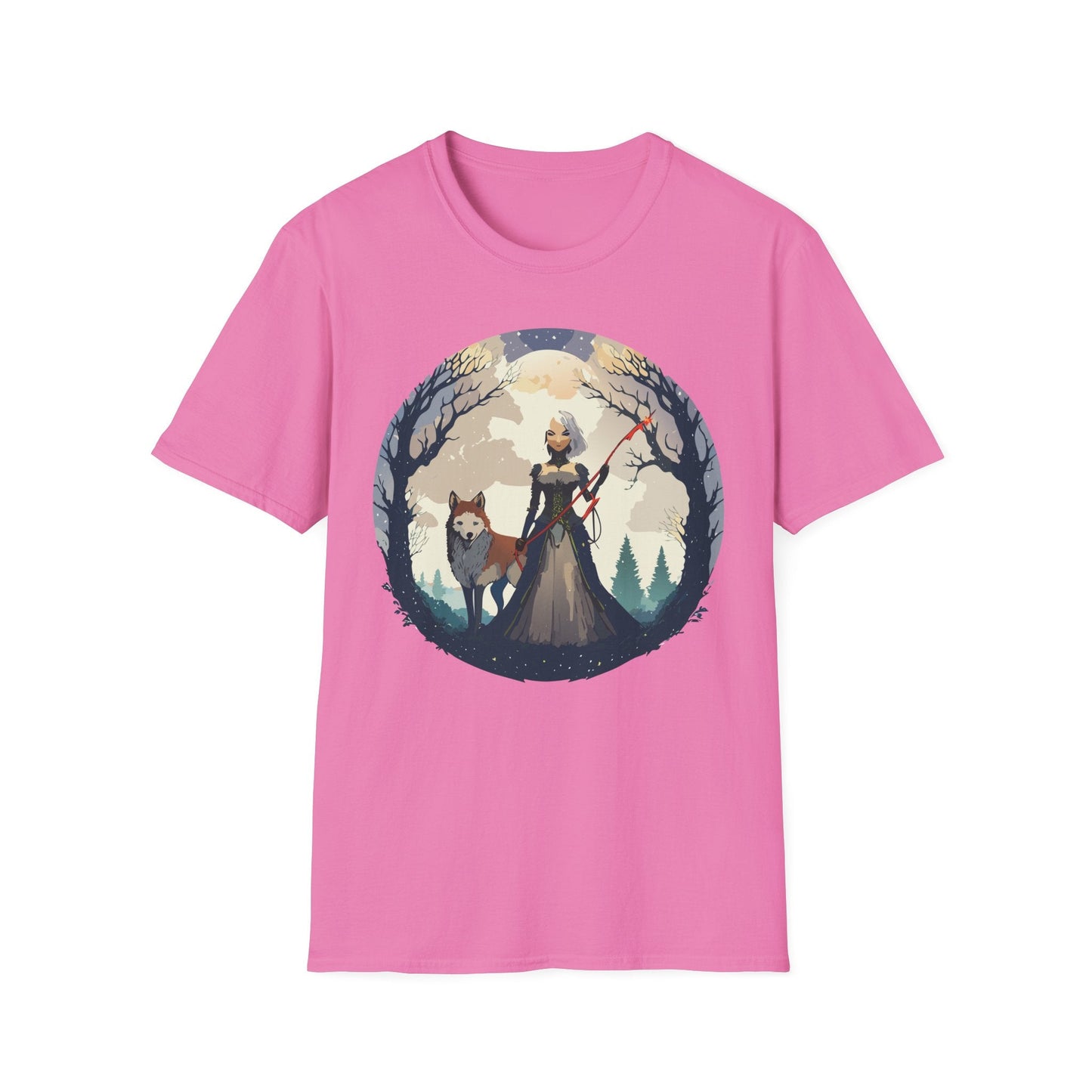 Womens Graphic T Shirts Ladies Art Design Tee Unisex Softstyle Cotton Tee Everyday Comfort