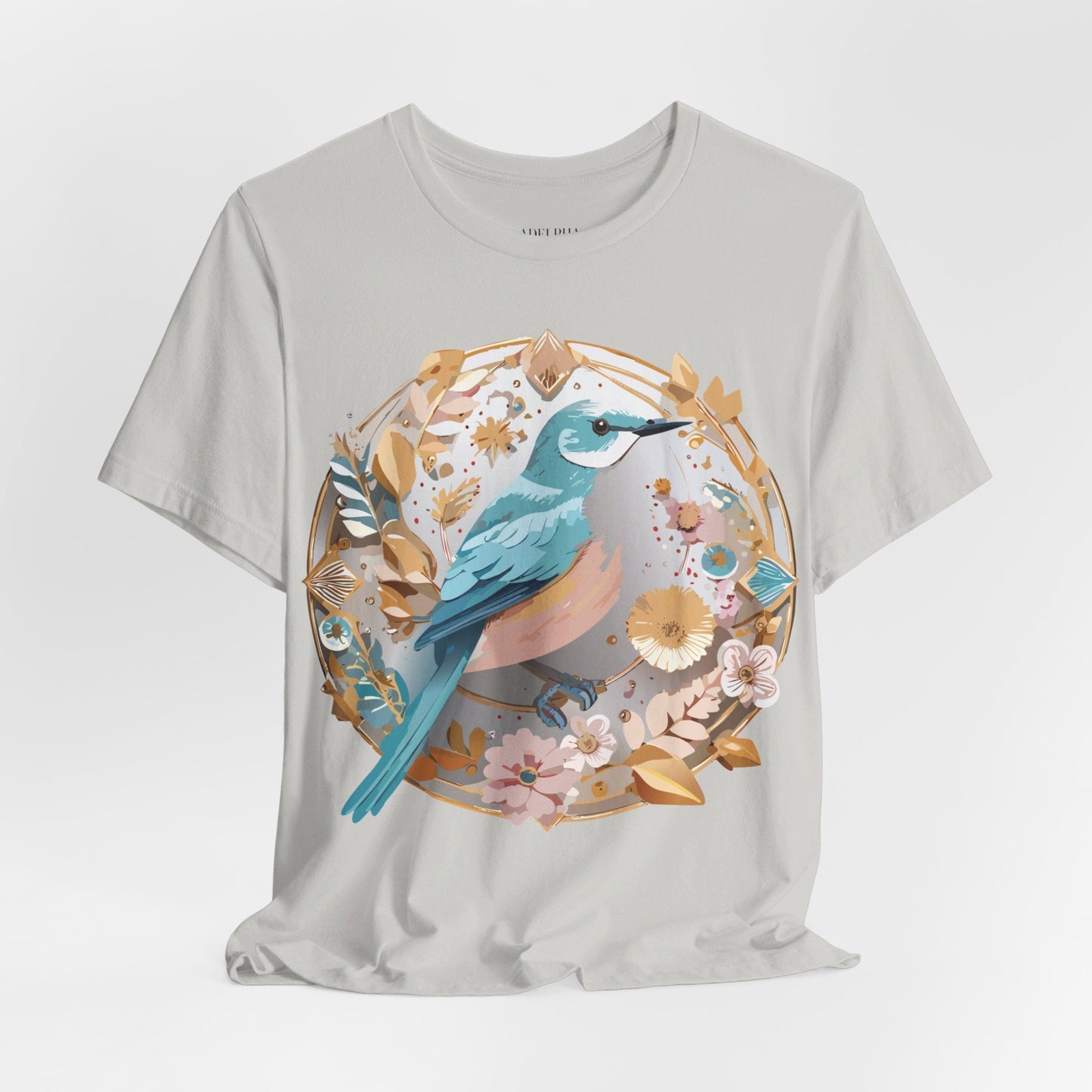 Adelpha Medallion Shirt Unisex Graphic Tee With Vintage Inspired Artwork Short Sleeve Jersey