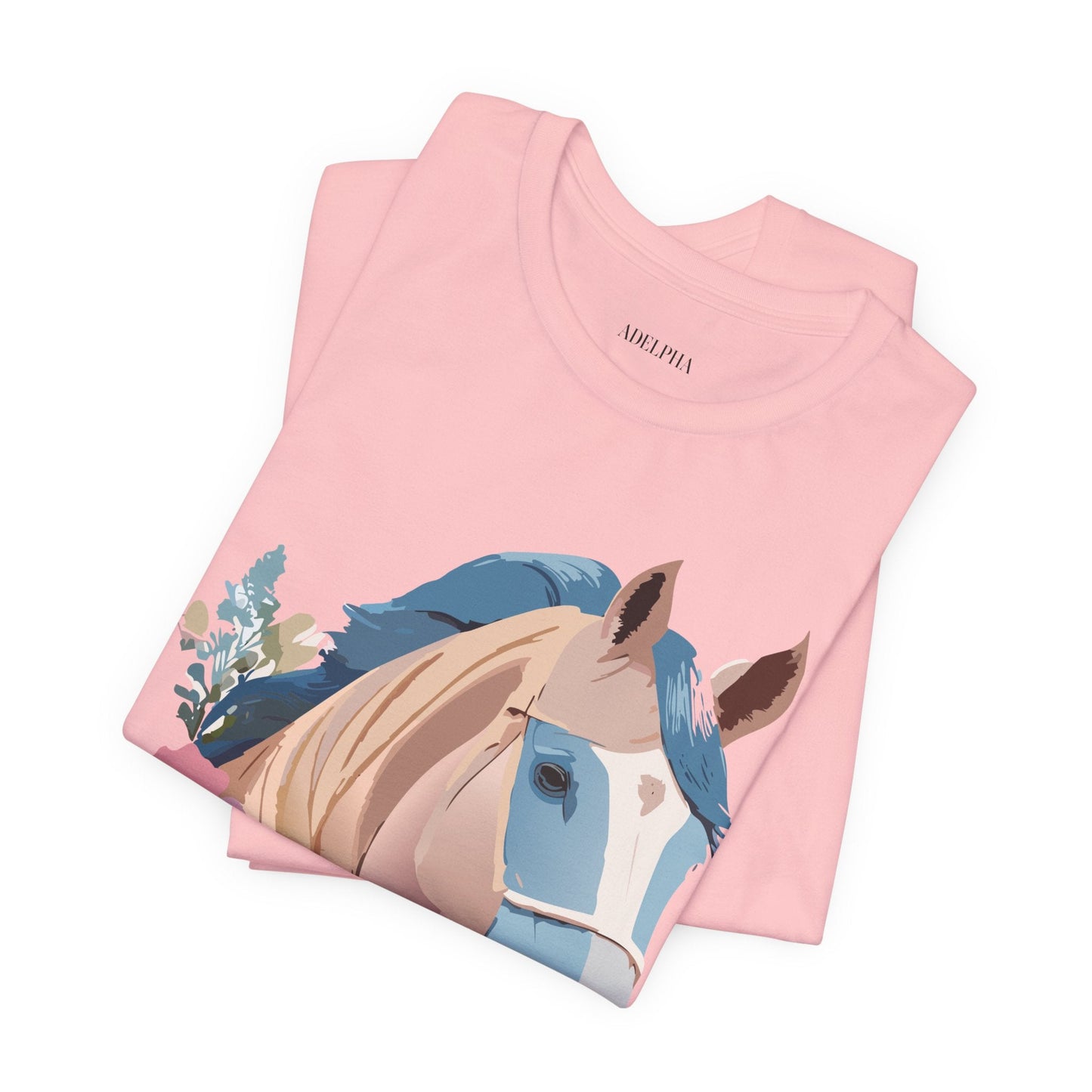 Horse Graphic Unisex 100 Cotton Vintage Animal Art T-Shirt 13