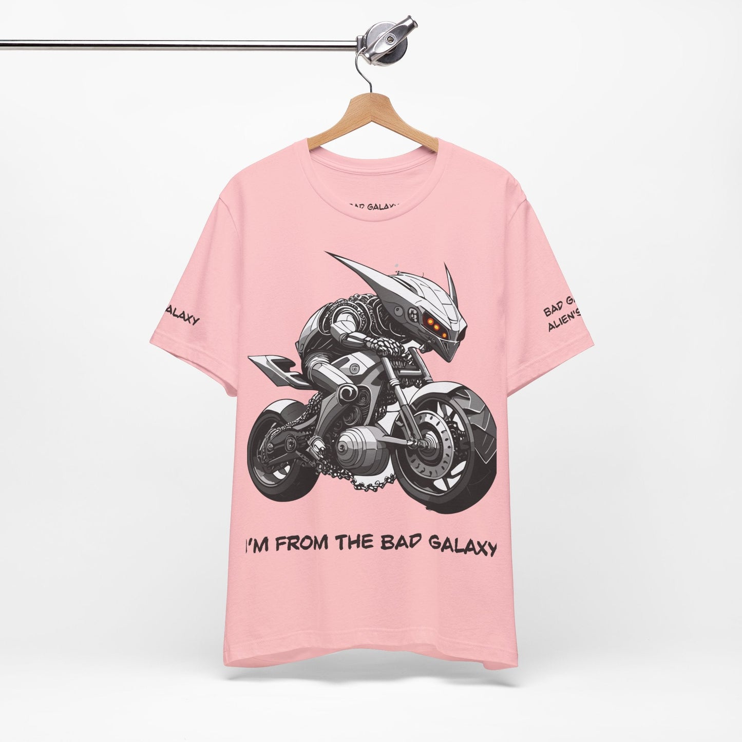 Alien Tee Shirt From Bad Galaxy Made To Order 100 Percent Cotton Lightweight Tee Made In USA