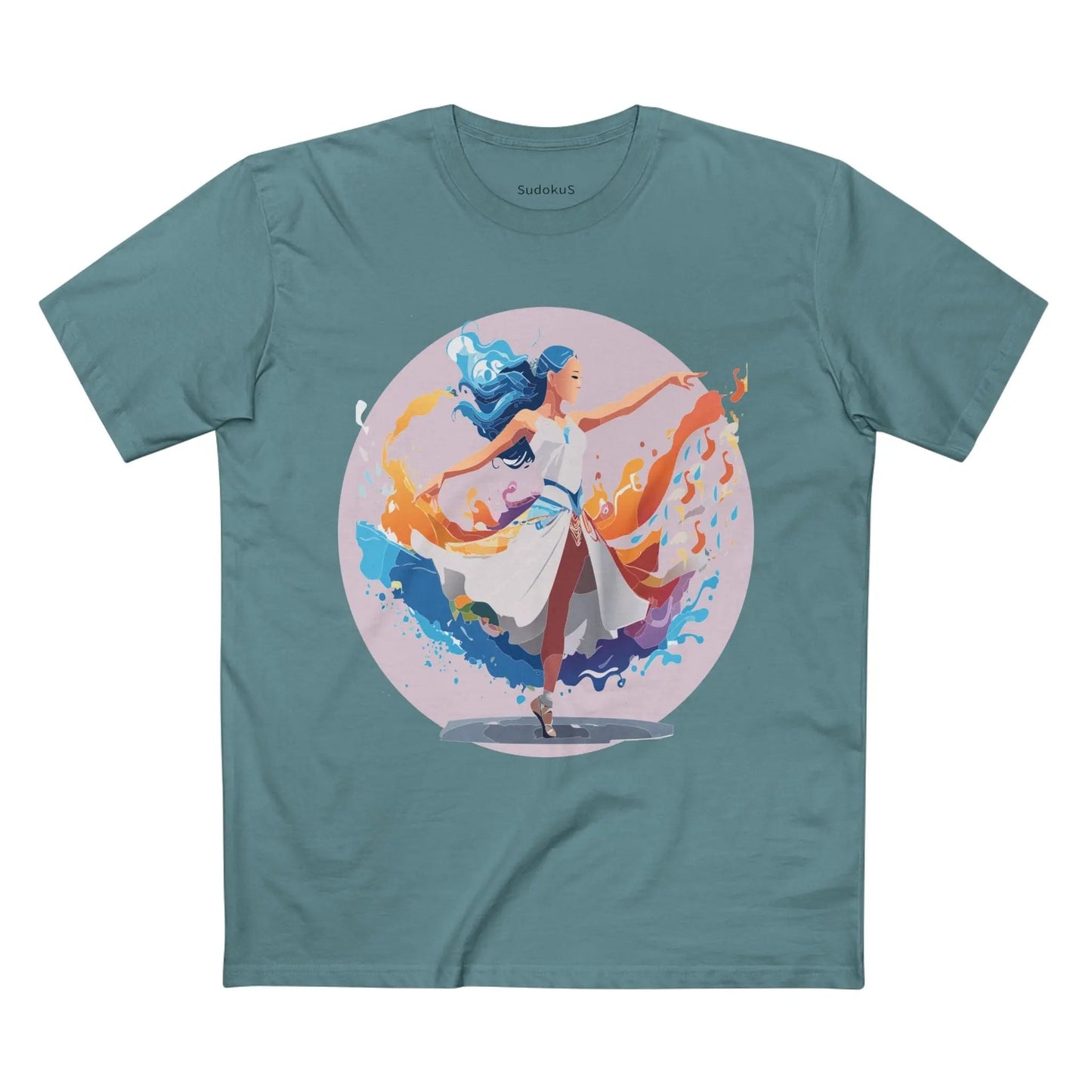 Dancer Graphic Unisex 100 Cotton Staple Tee 11